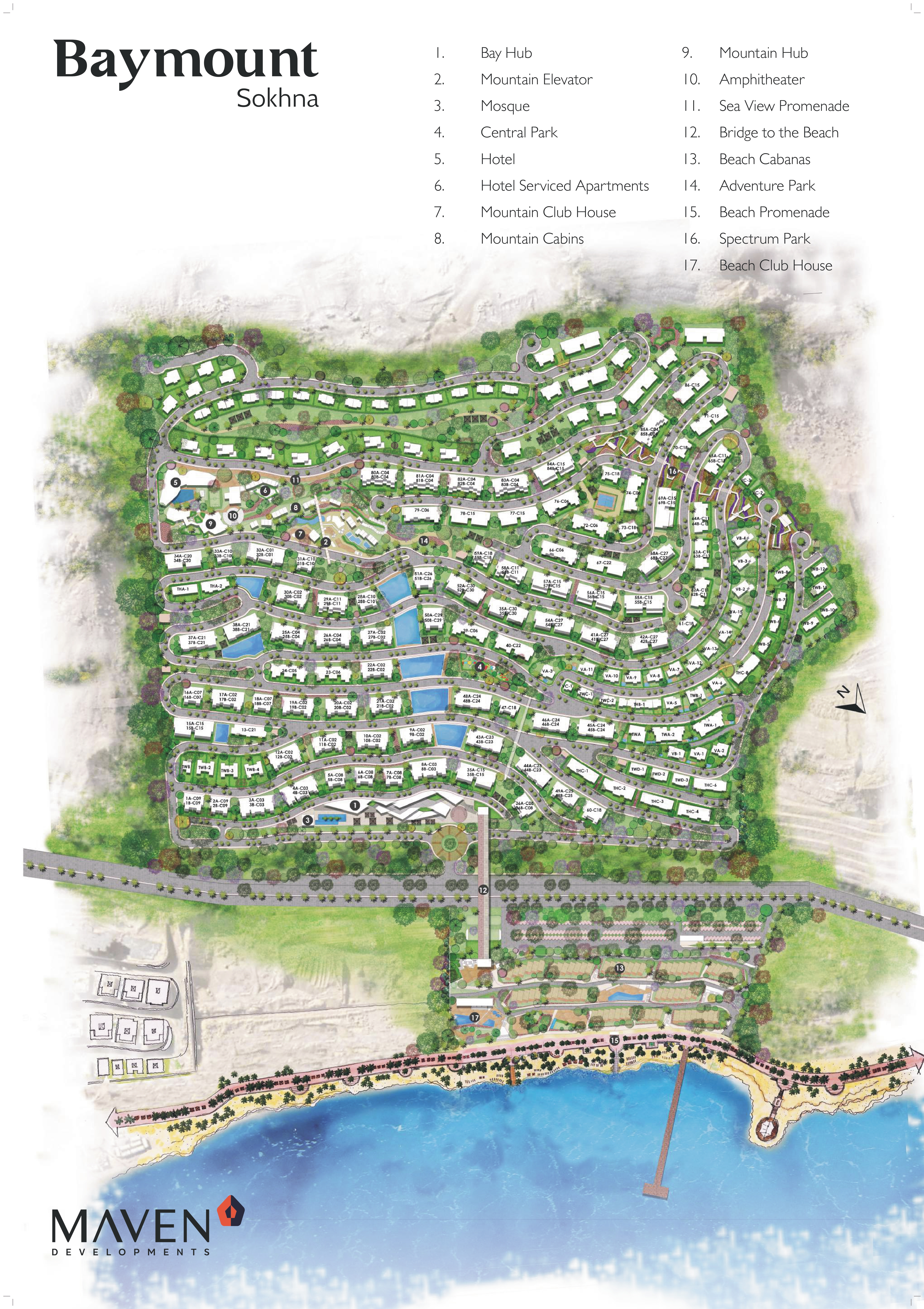 Baymount Sokhna Resort Maven Developments Master Plan