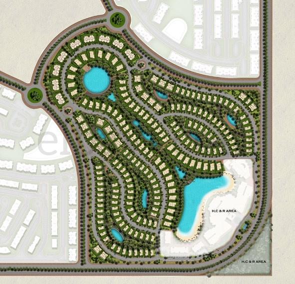 كمبوند كافانا سبرنج سراي القاهرة الجديدة مدينة مصر للإسكان والتعمير - Cavana Spring Sarai المخطط العام