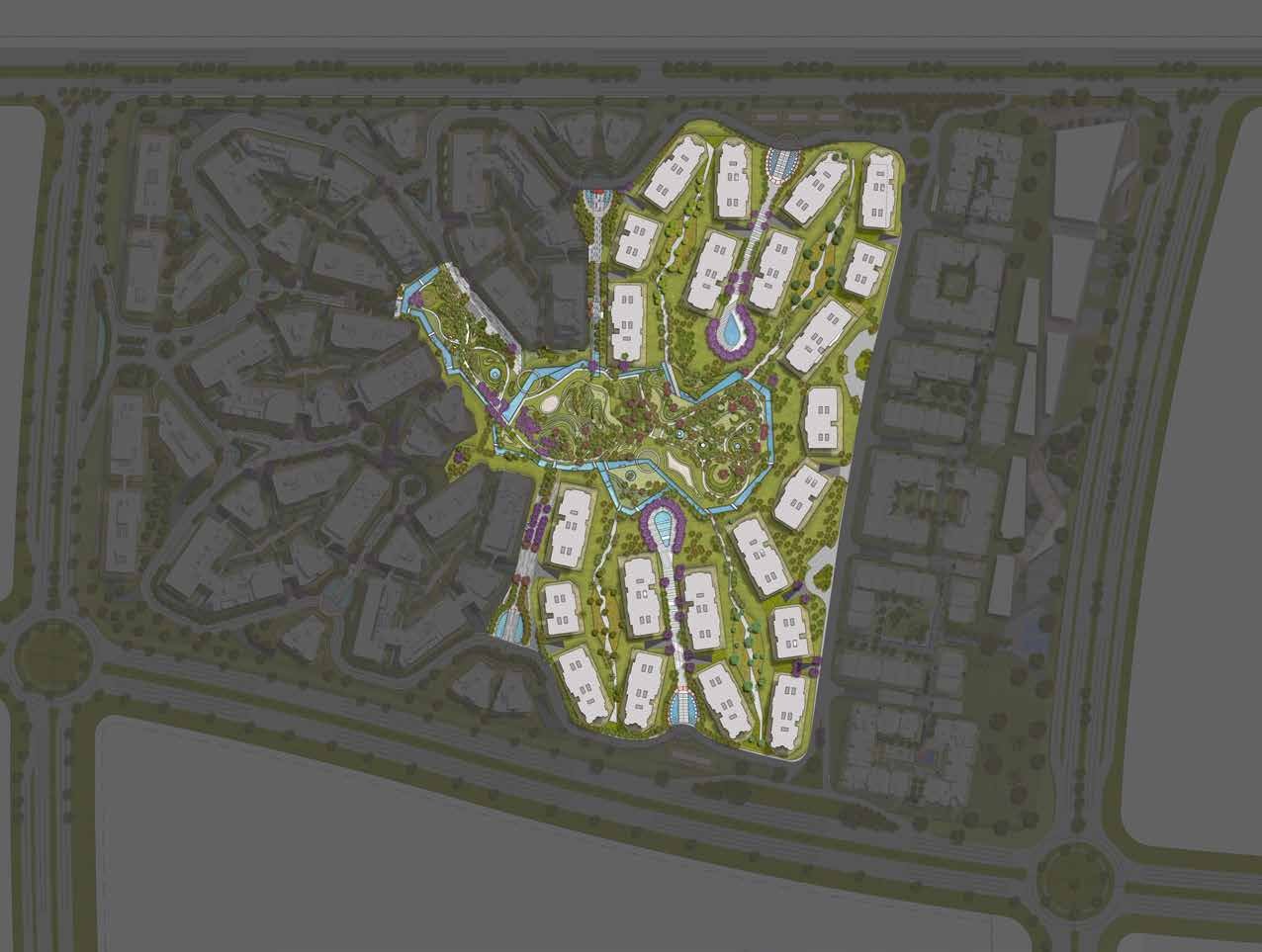 كمبوند ذا فيوز القاهرة الجديدة تطوير مصر - The Vues New Cairo Compound المخطط العام