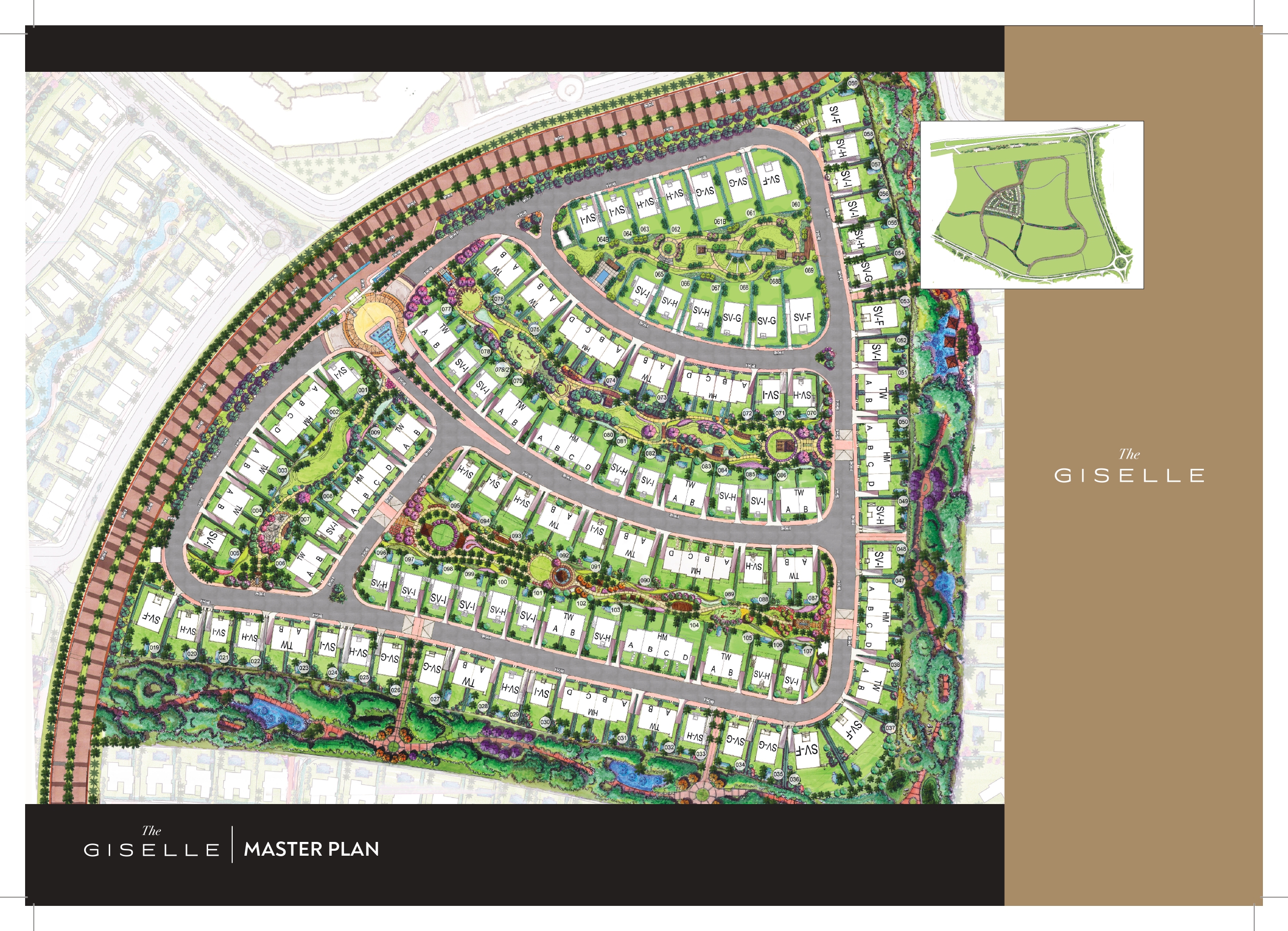 كمبوند جيزيل سوان ليك القاهرة الجديدة حسن علام بروبرتيز - Giselle Swan Lake master plan