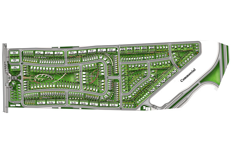 بالم هيلز قطامية اكستينشن - Palm Hills Katameya Extension المخطط العام