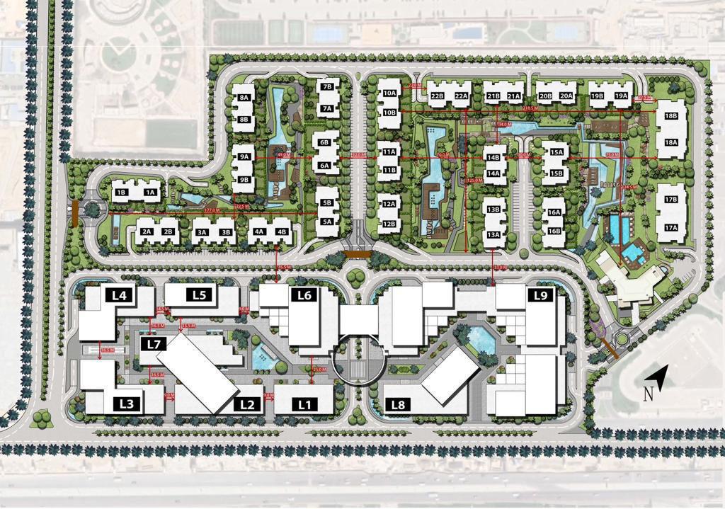 كمبوند ايفر ويست 6 أكتوبر كريد للتطوير العقاري - Ever West 6 October المخطط العام