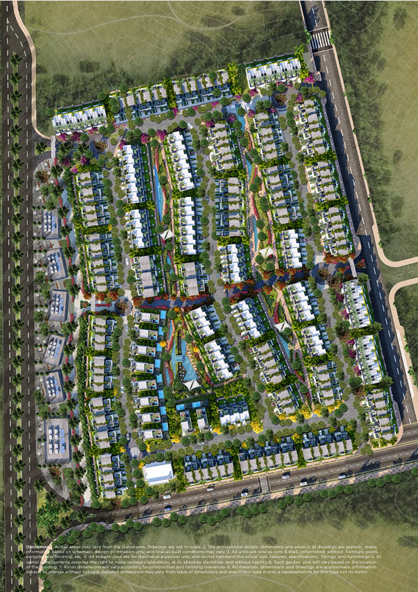 كمبوند إيست شاير القاهرة الجديدة القمزي للتطوير العقاري - Eastshire New Cairo Compound المخطط العام
