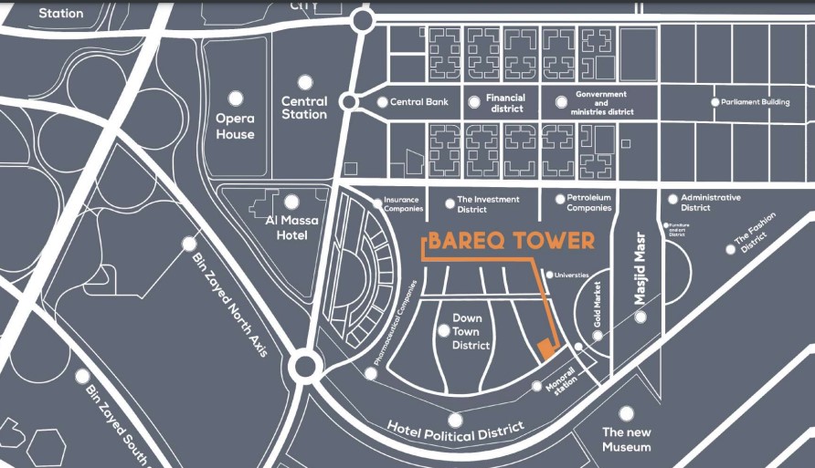 Bareq Tower New Capital Inverse Group Master Plan