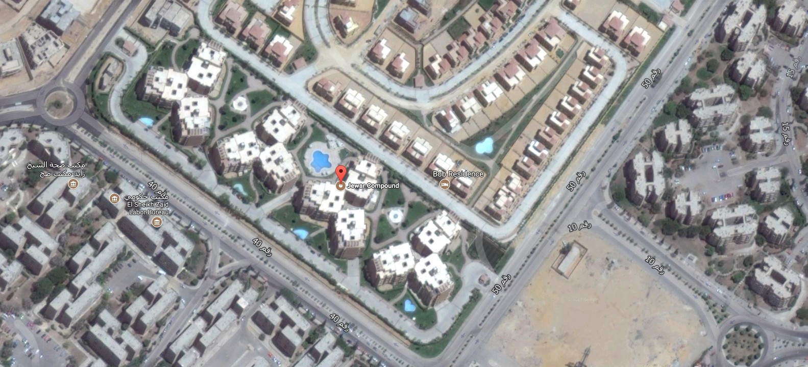 كمبوند جوار 6 أكتوبر ايوان للتطوير العقاري - Jewar 6 October Compound المخطط العام