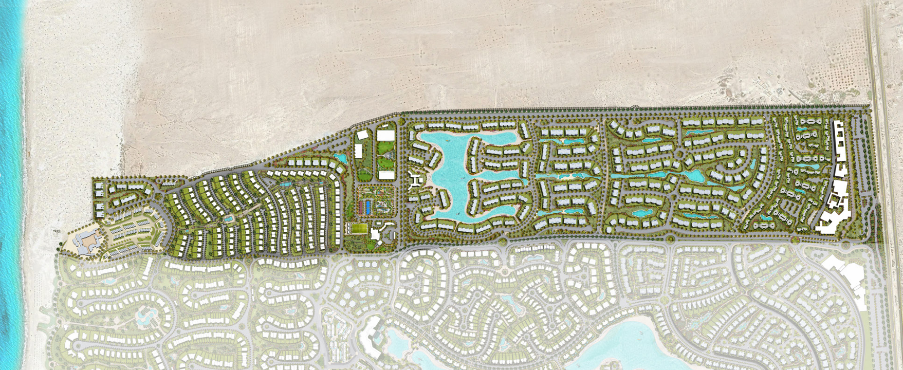 قرية ايفيا ماونتن فيو الساحل الشمالي - Evia Mountain View North Coast Village المخطط العام