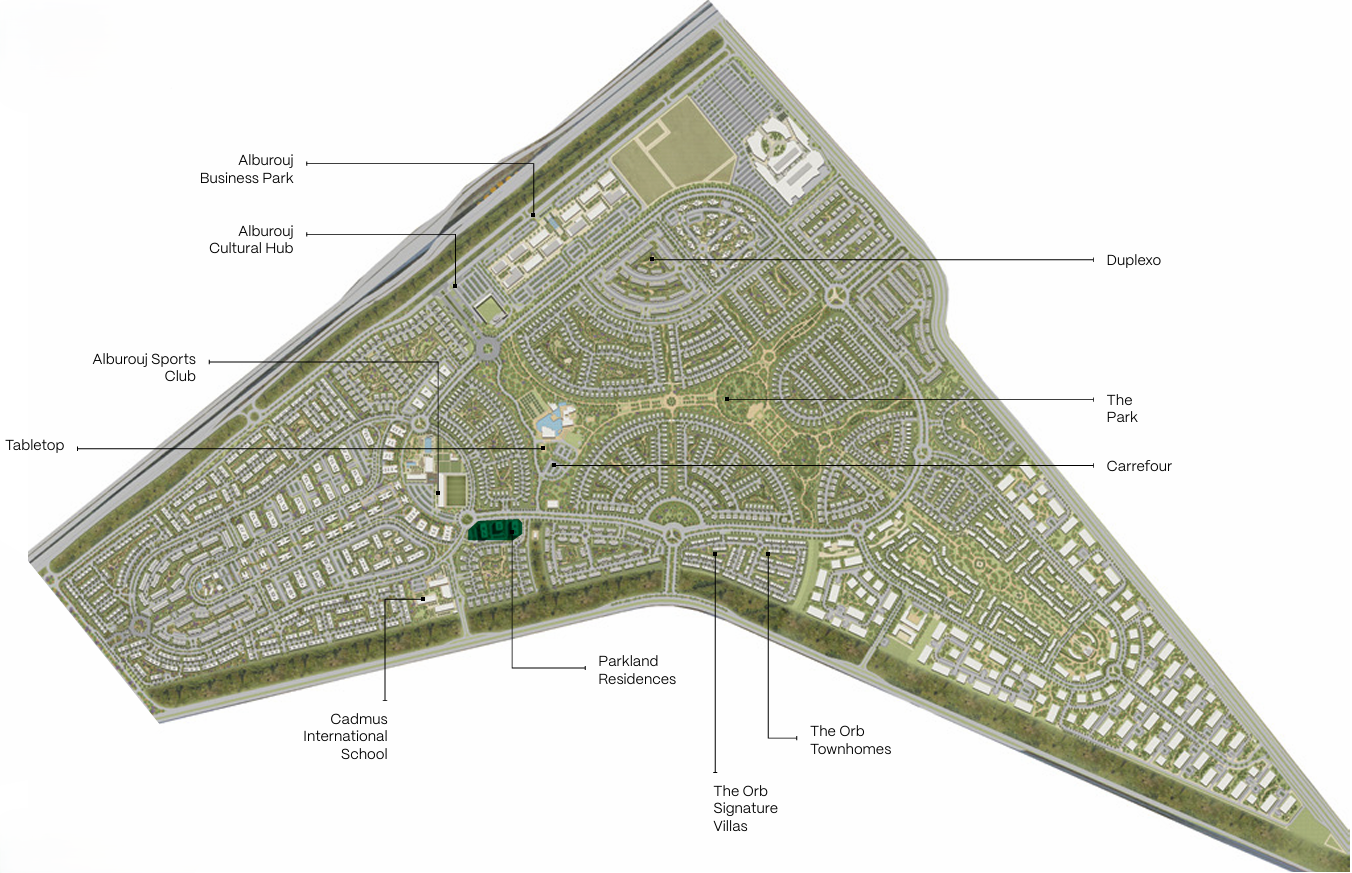 Al Burouj Compound El Shorouk City Capital Group Properties Master Plan