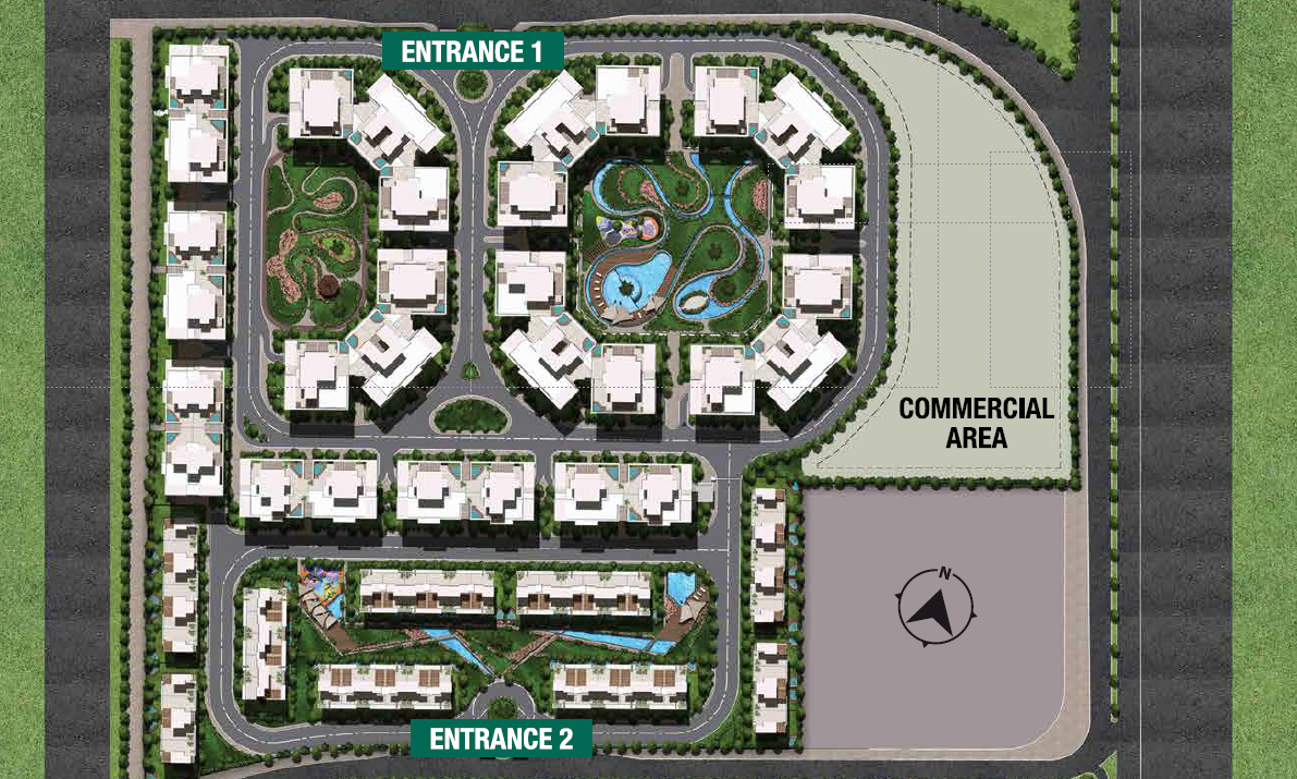 كمبوند جراندا لايف ايجي جاب الشروق - Granda Life El Shorouk City المخطط العام