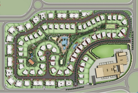 La Nuova Vista New Cairo Misr Italia Compound Master Plan