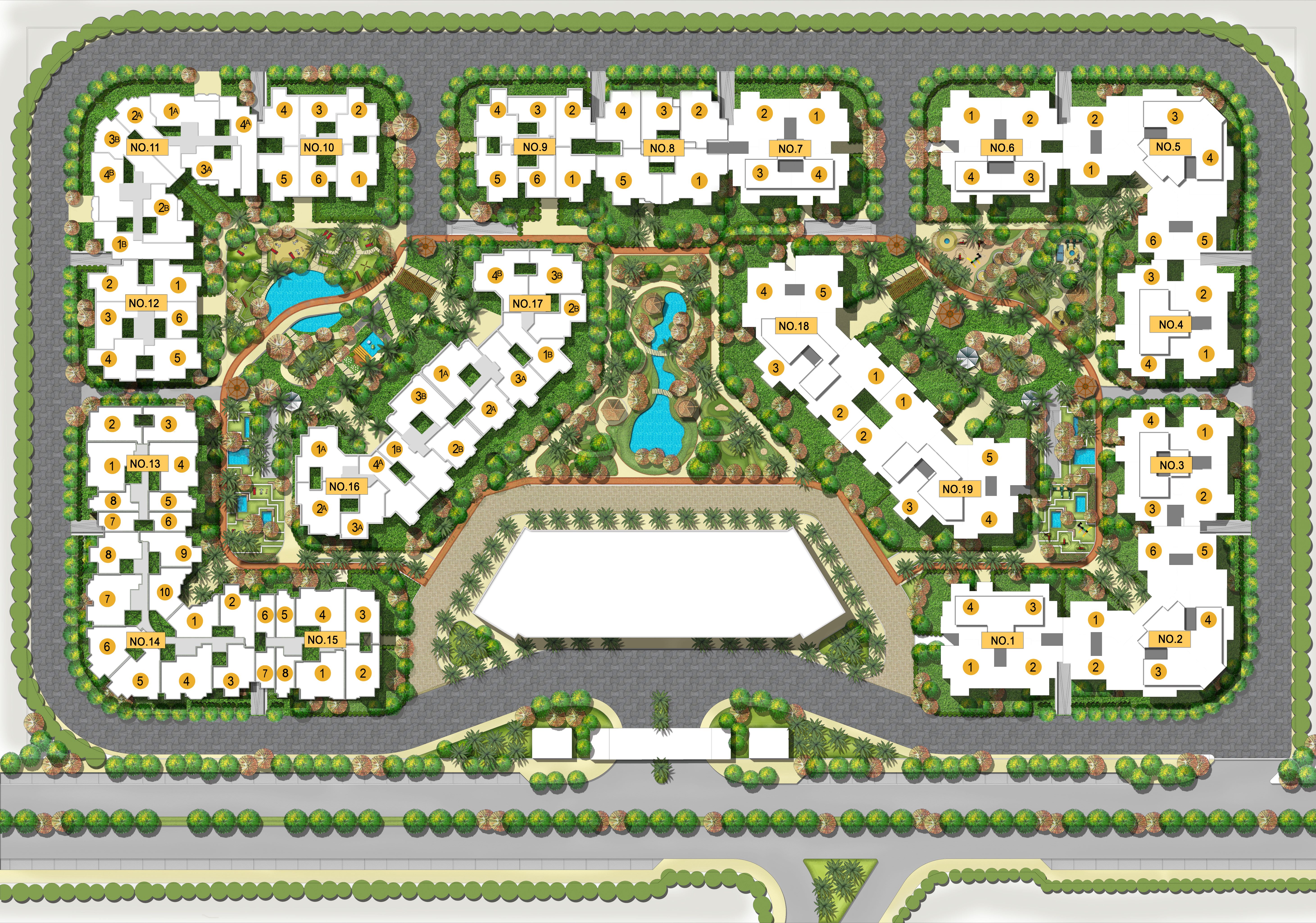 Century City New Cairo Compound Urban Developments Master Plan