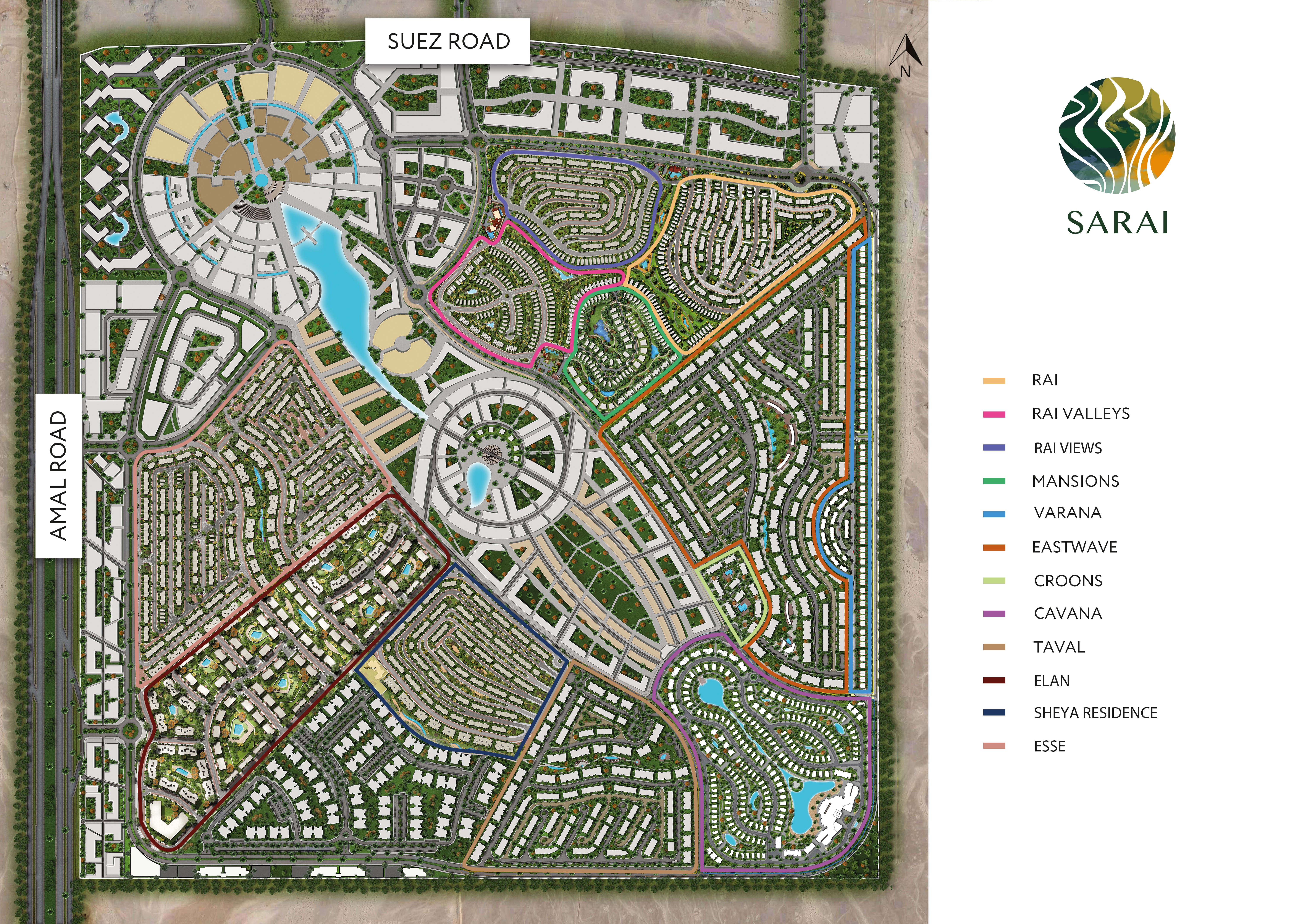 Sarai Strip Mall New Cairo MMHD Master Plan