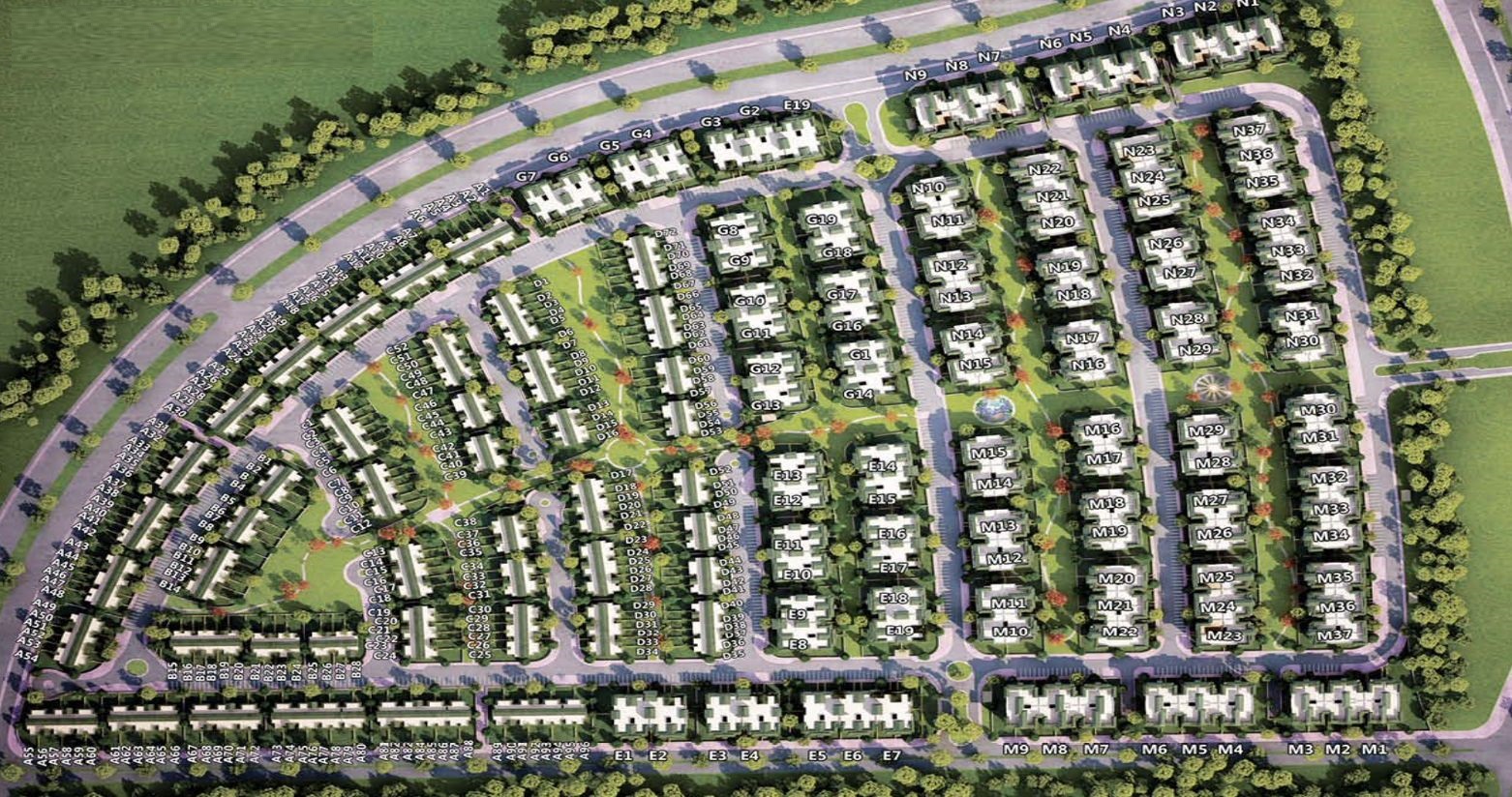 كمبوند لافينير صبور المستقبل سيتي - Lavenir Sabbour Mostakbal City Compound المخطط العام