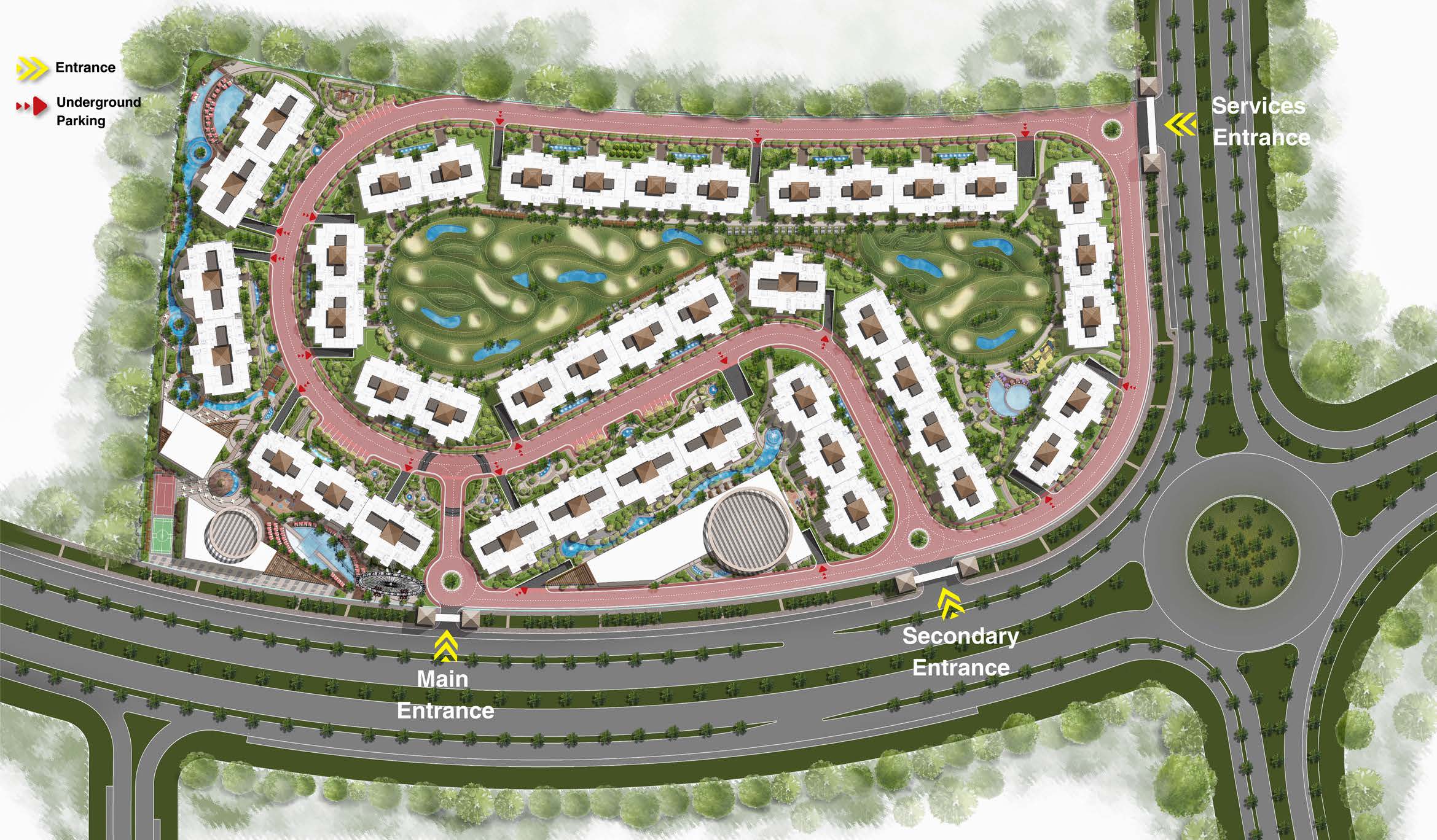 Suli Golf Residence New Capital Compound UC Real Estate Master Plan