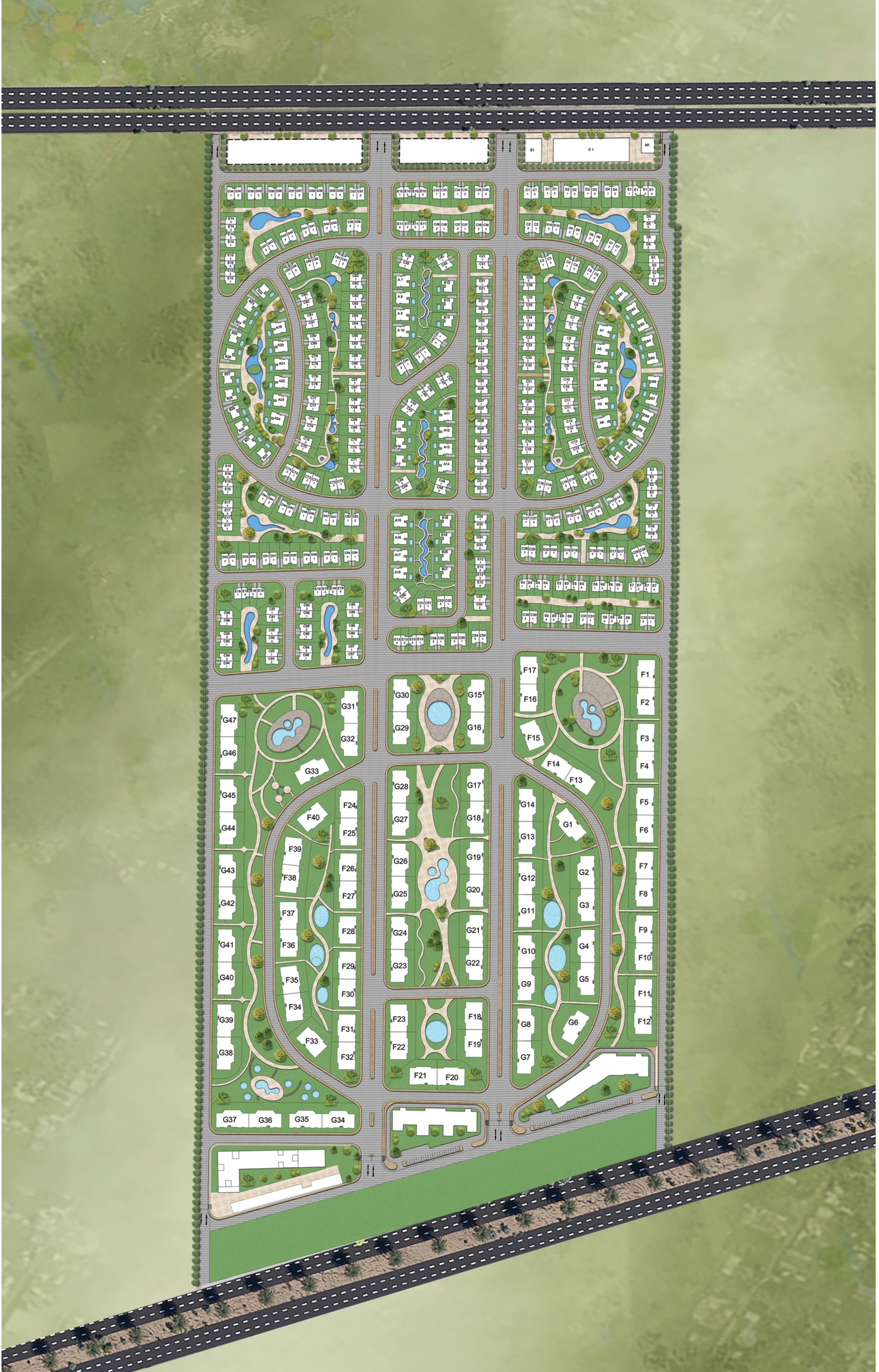 Naia West New Zayed Compound Master Plan
