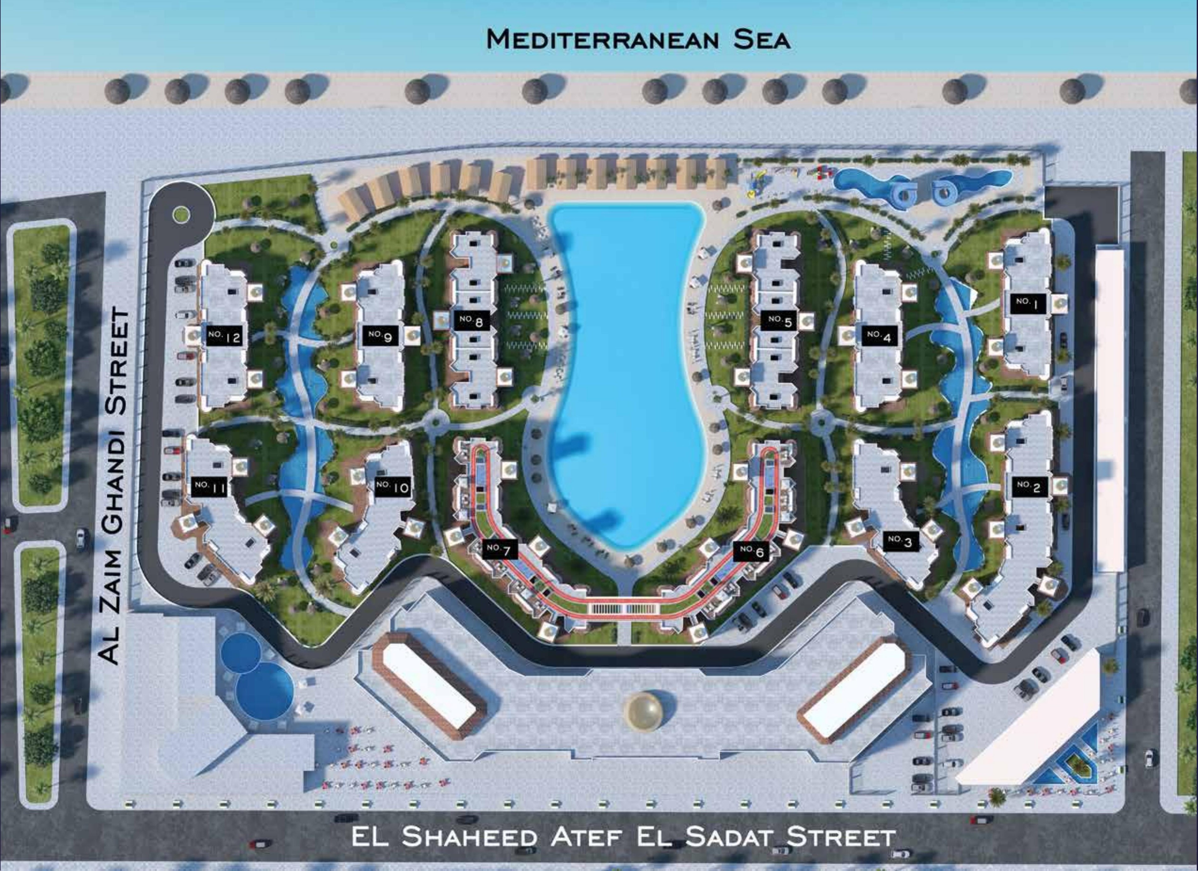 Eclat Port Said Compound New Plan Real Estate Master Plan