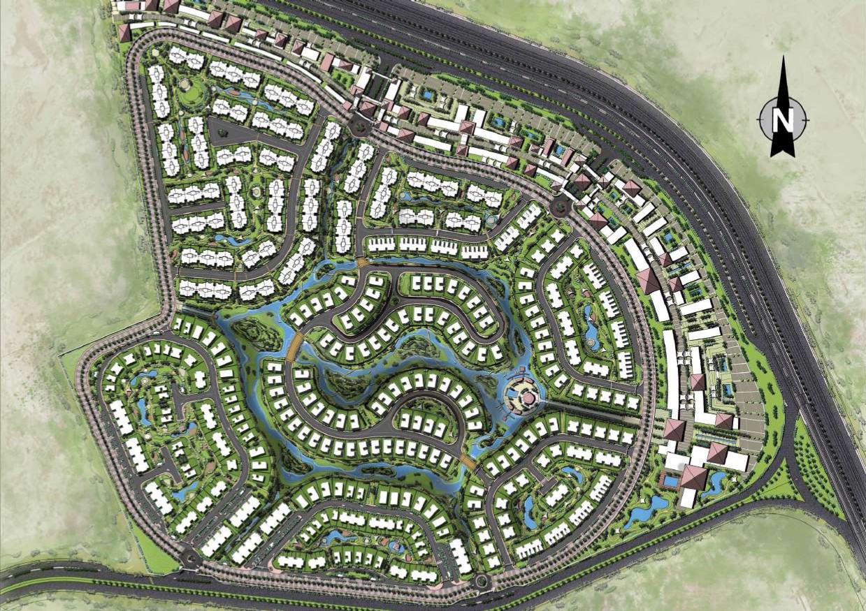 Telal East New Cairo Compound Roaya Group Master Plan