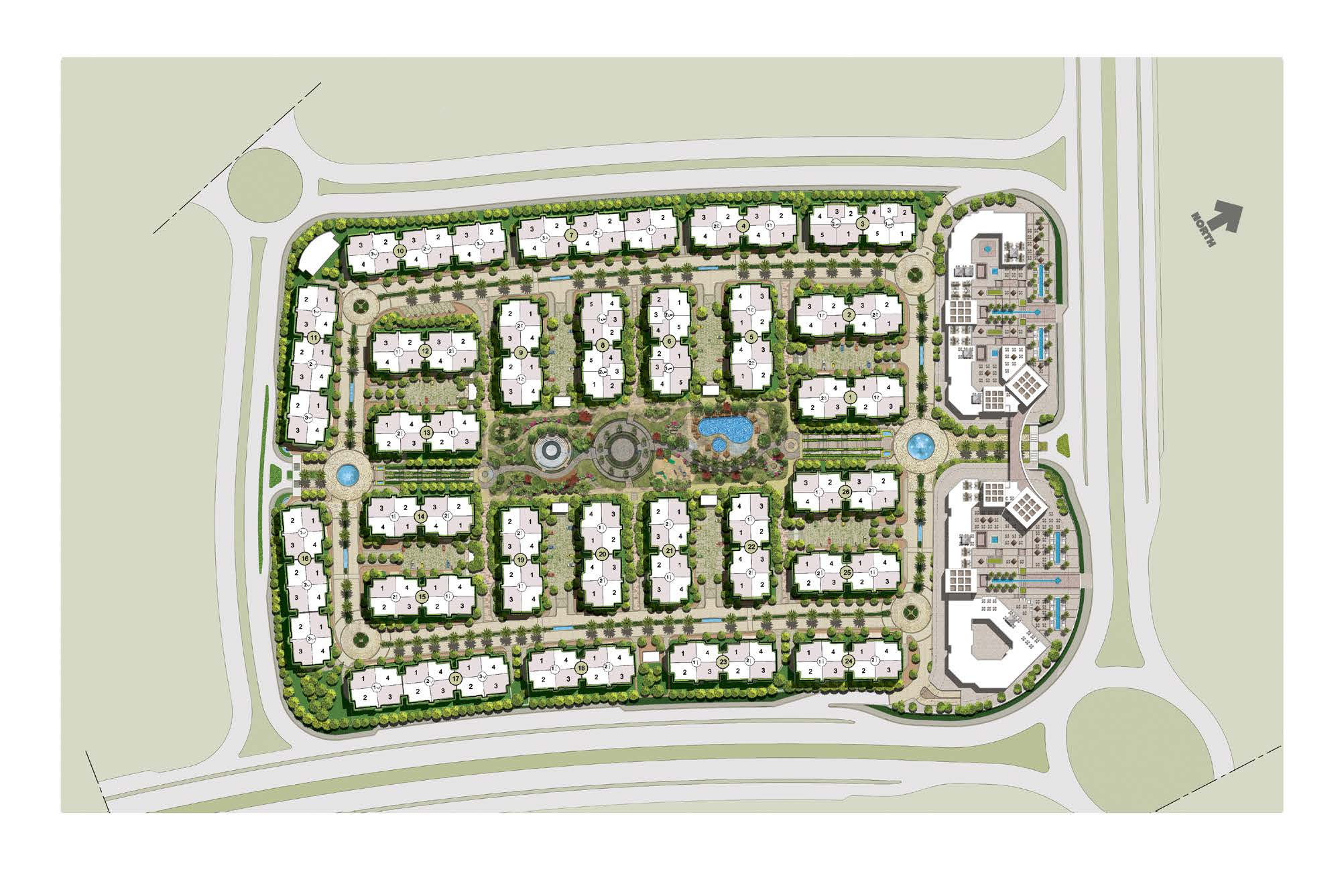 Alca New Cairo Compound Saudi American Real Estate Master Plan