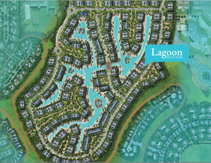 كمبوند ماونتن فيو لاجون بيتش اكتوبر - Mountain View Lagoon Beach October Compound المخطط العام