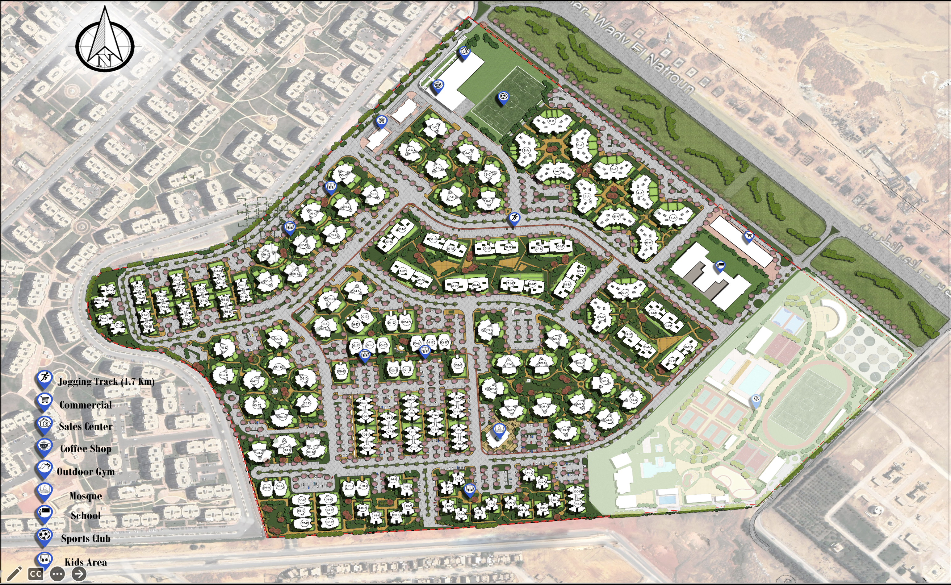 Ashgar City October Compound IGI Real Estate Master Plan