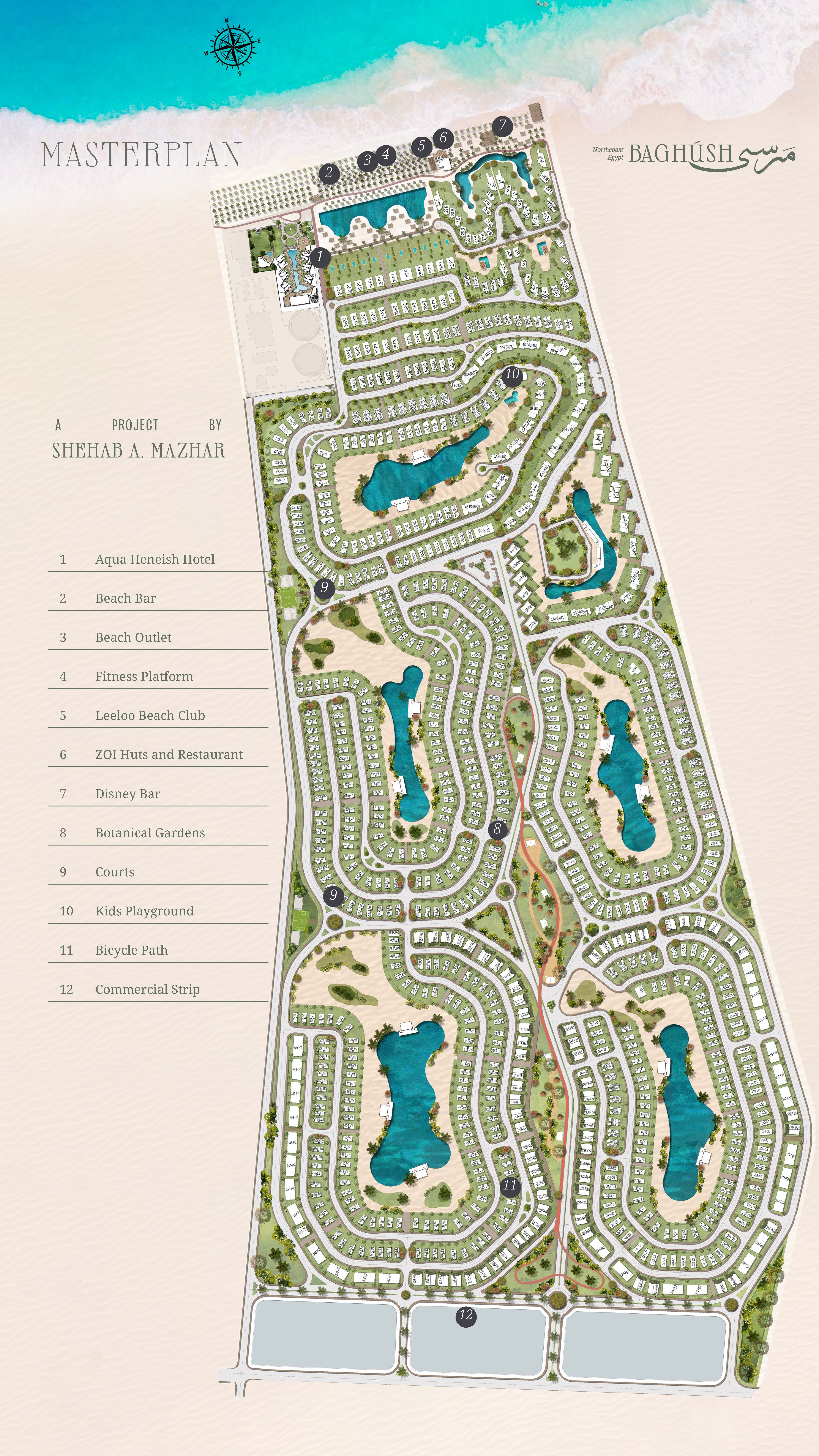 Marsa Baghush North Coast Village Shahab Mazhar Real Estate Master Plan