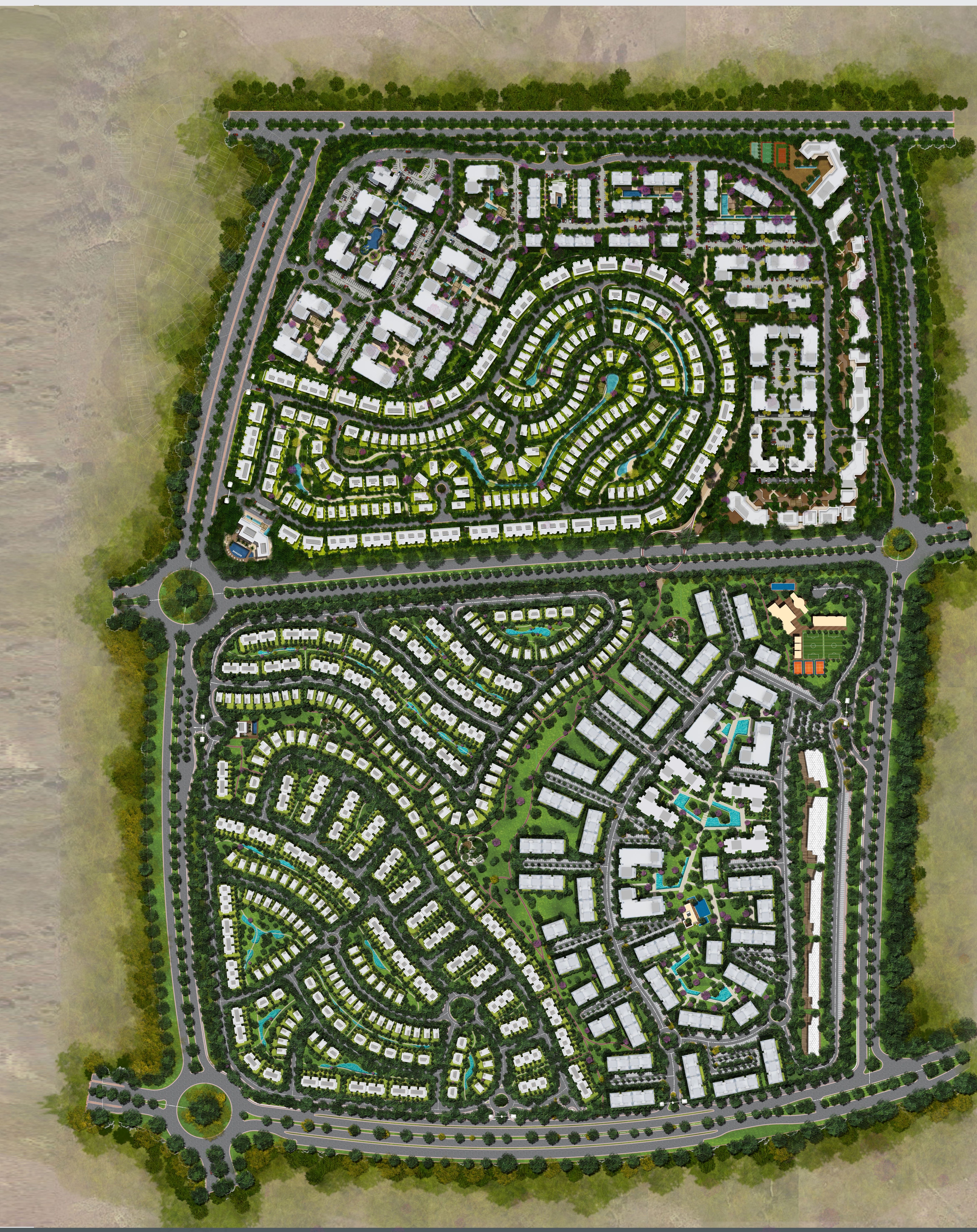 Invest in apartments for sale in IL Bosco City and ensure the success of your project Master Plan