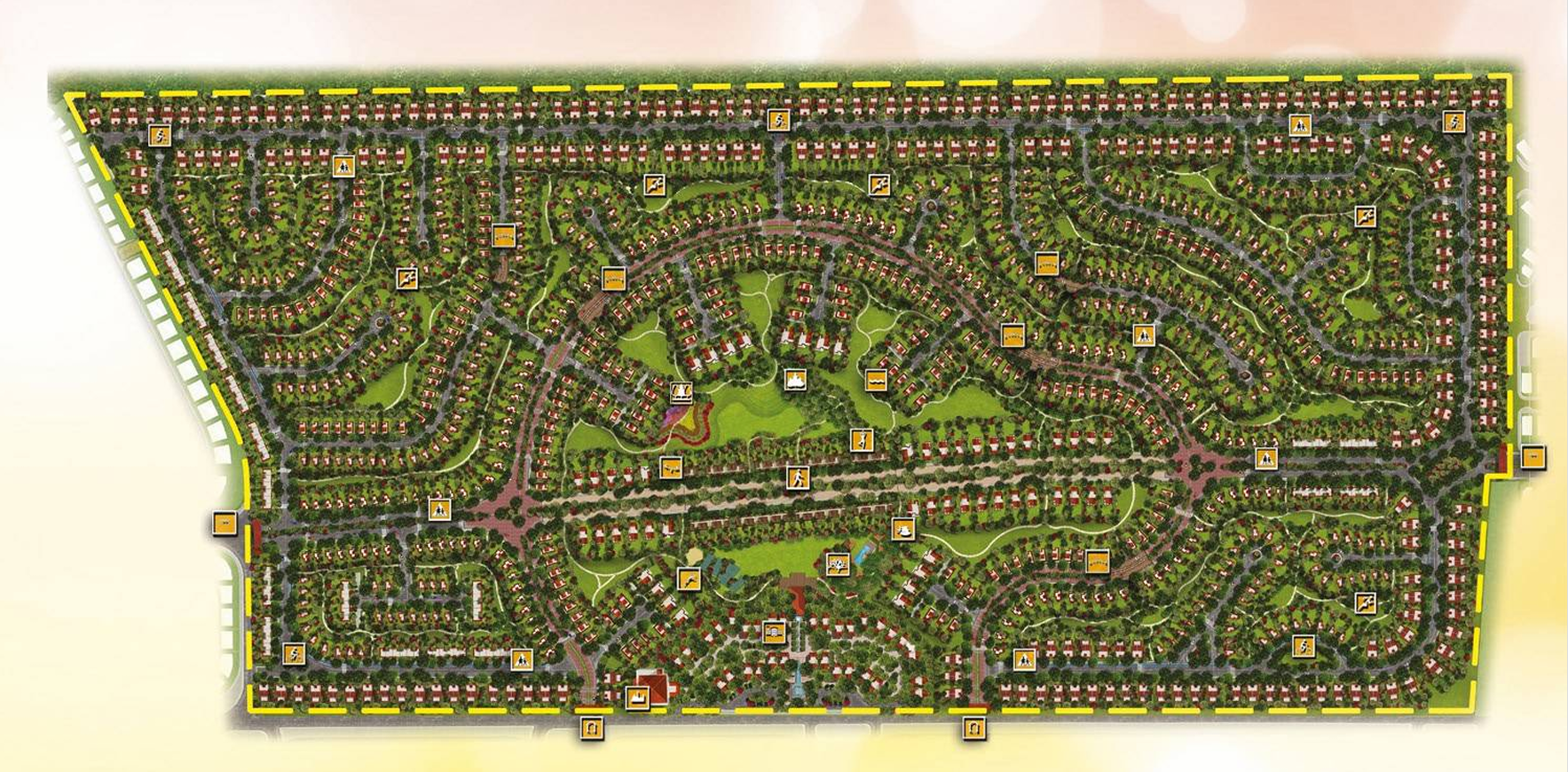 Enjoy a guaranteed investment experience in Mountain View Chillout Park October apartments Master Plan