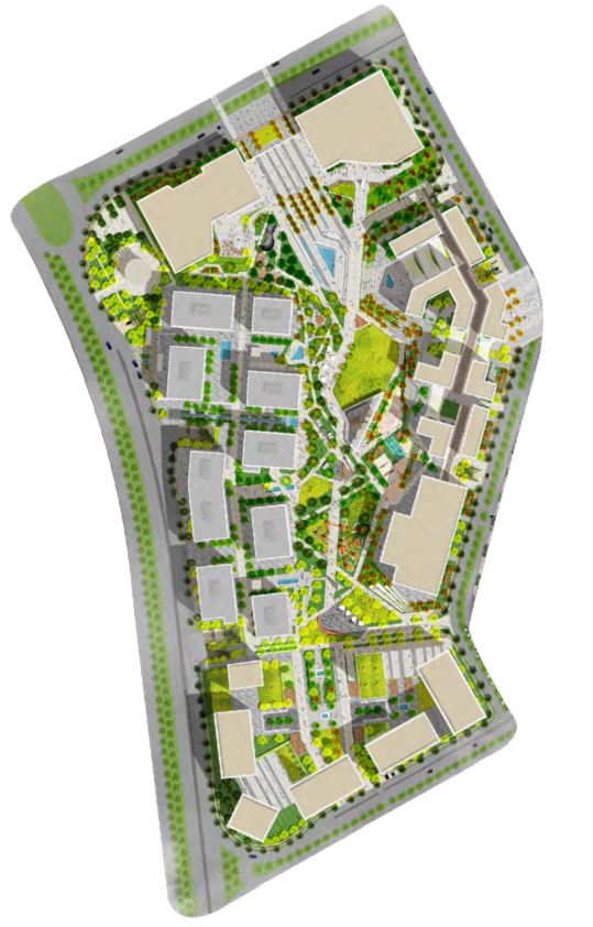 Urban Business Lane New Cairo Mall El Tameer Master Plan