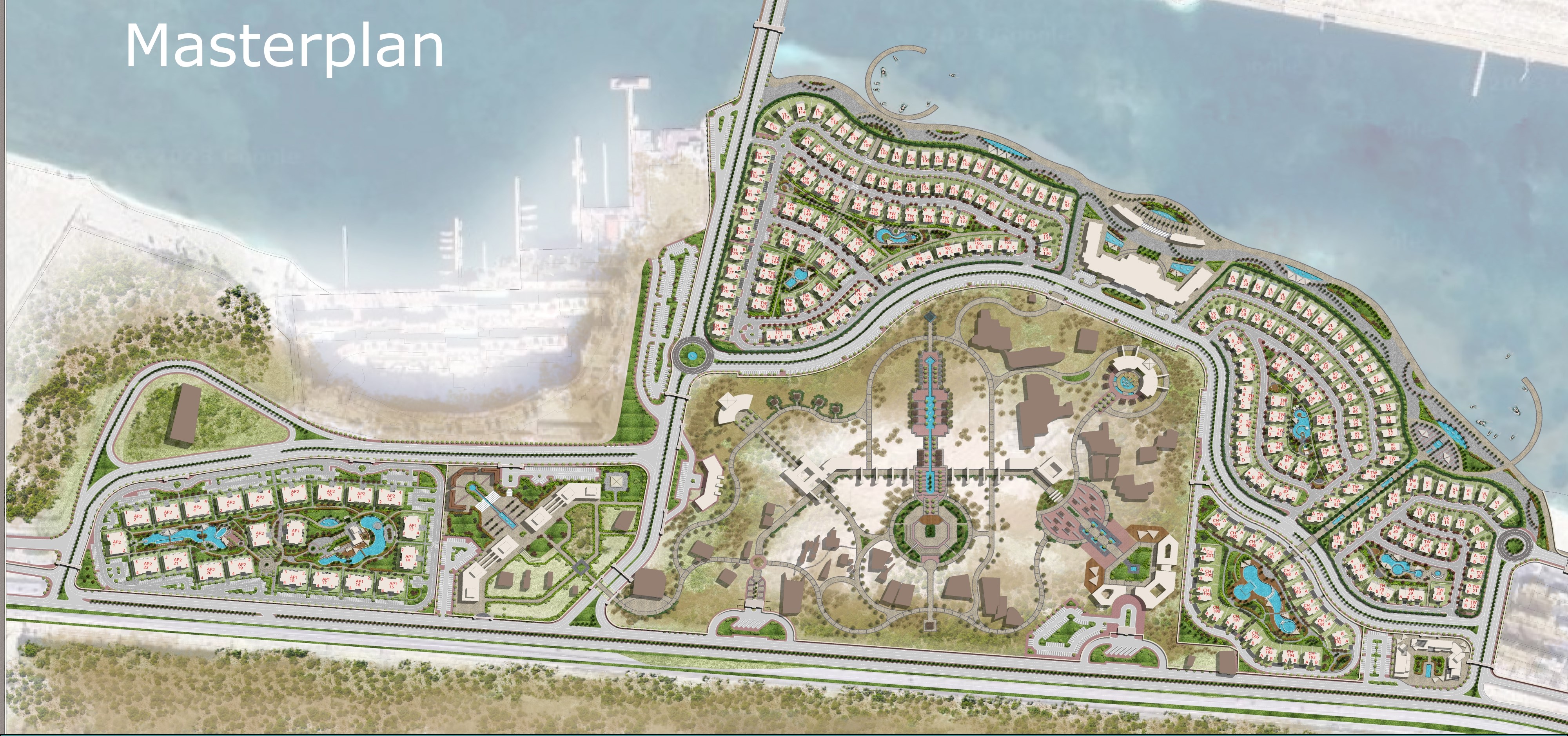 Marina West North Coast Vilage Emaar Misr Developments Master Plan