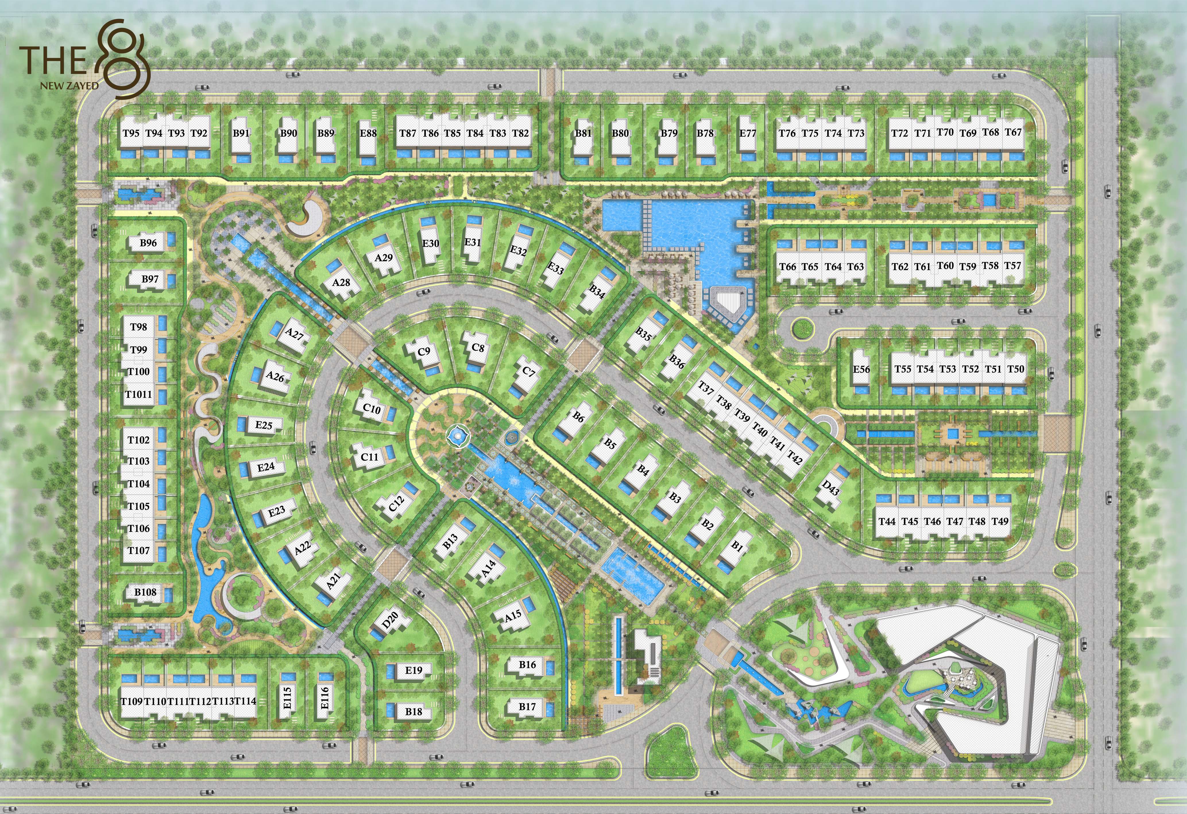 The 8 New Zayed Compound El Gabry Real Estate Master Plan