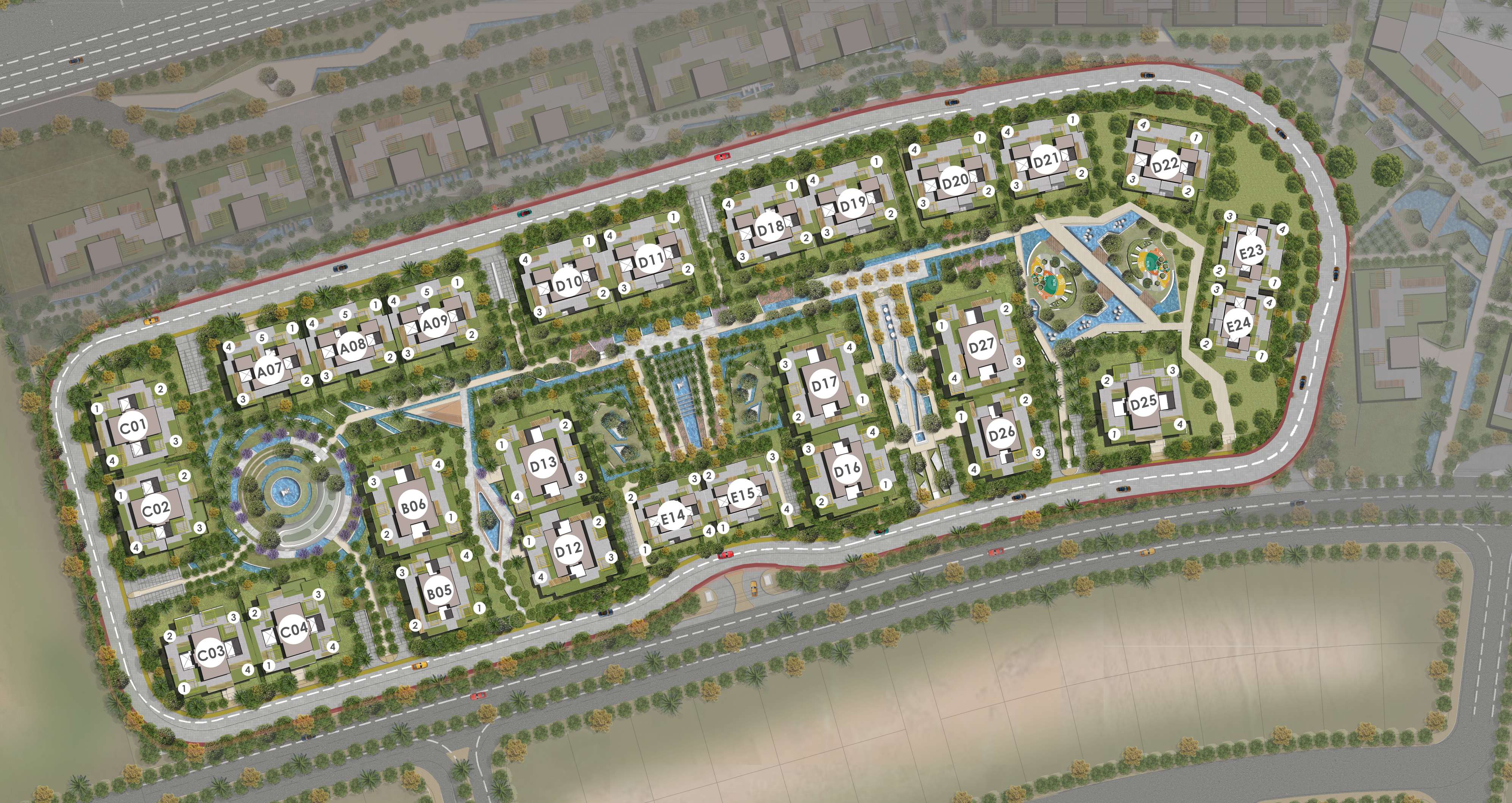 Eelaf Residence New Cairo Compound ERG Real Estate Development Master Plan