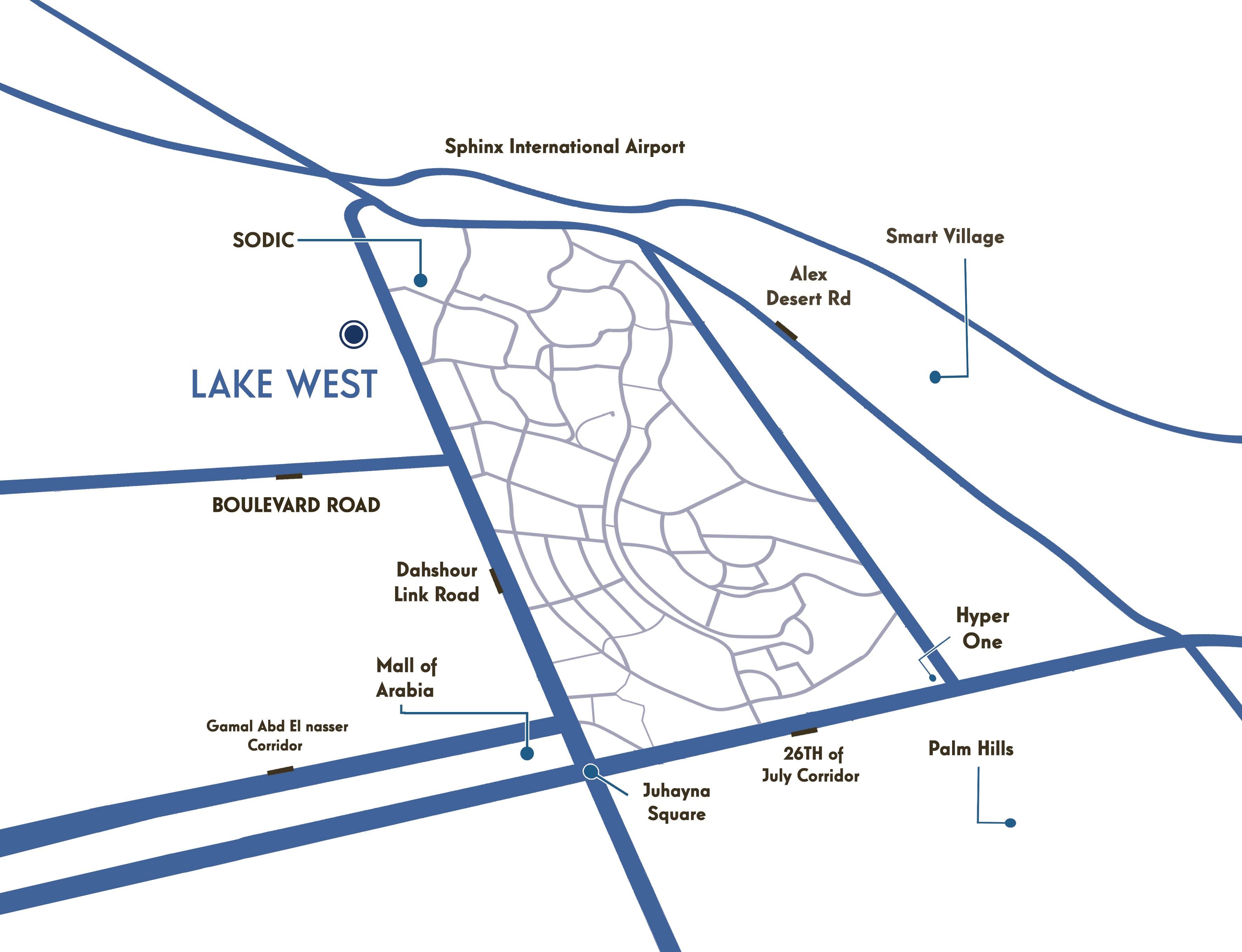 Lake West 3 Sheikh Zayed Compound Cairo Capital Real Estate Master Plan