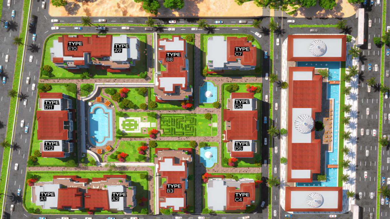 Peerage New Cairo Compound Al Riyadh Misr Real Estate Master Plan