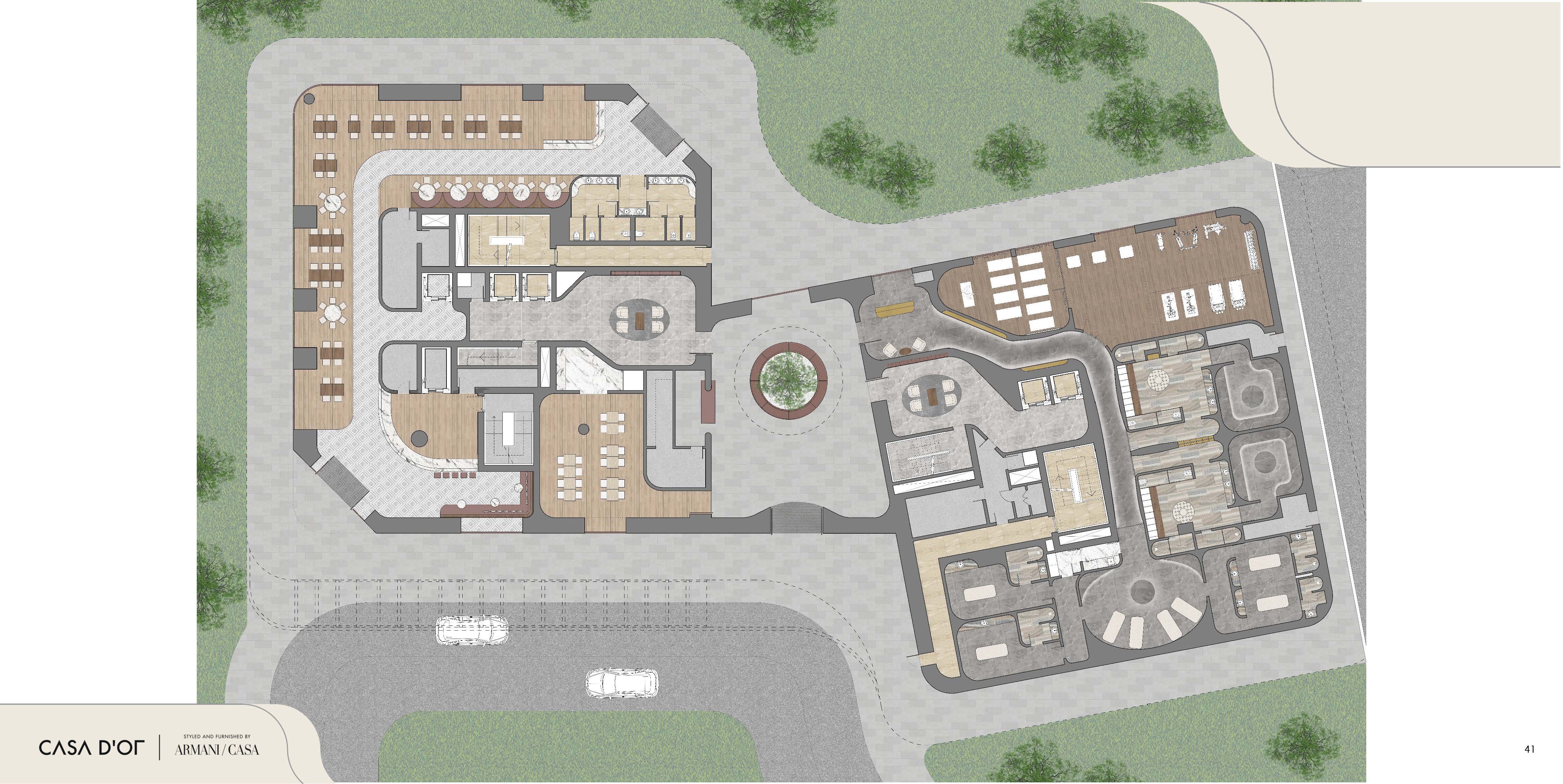 كمبوند كازا دور زد ويست 6 أكتوبر أورا للتطوير العقاري - Casa Dor Zed West 6 October Compound المخطط العام