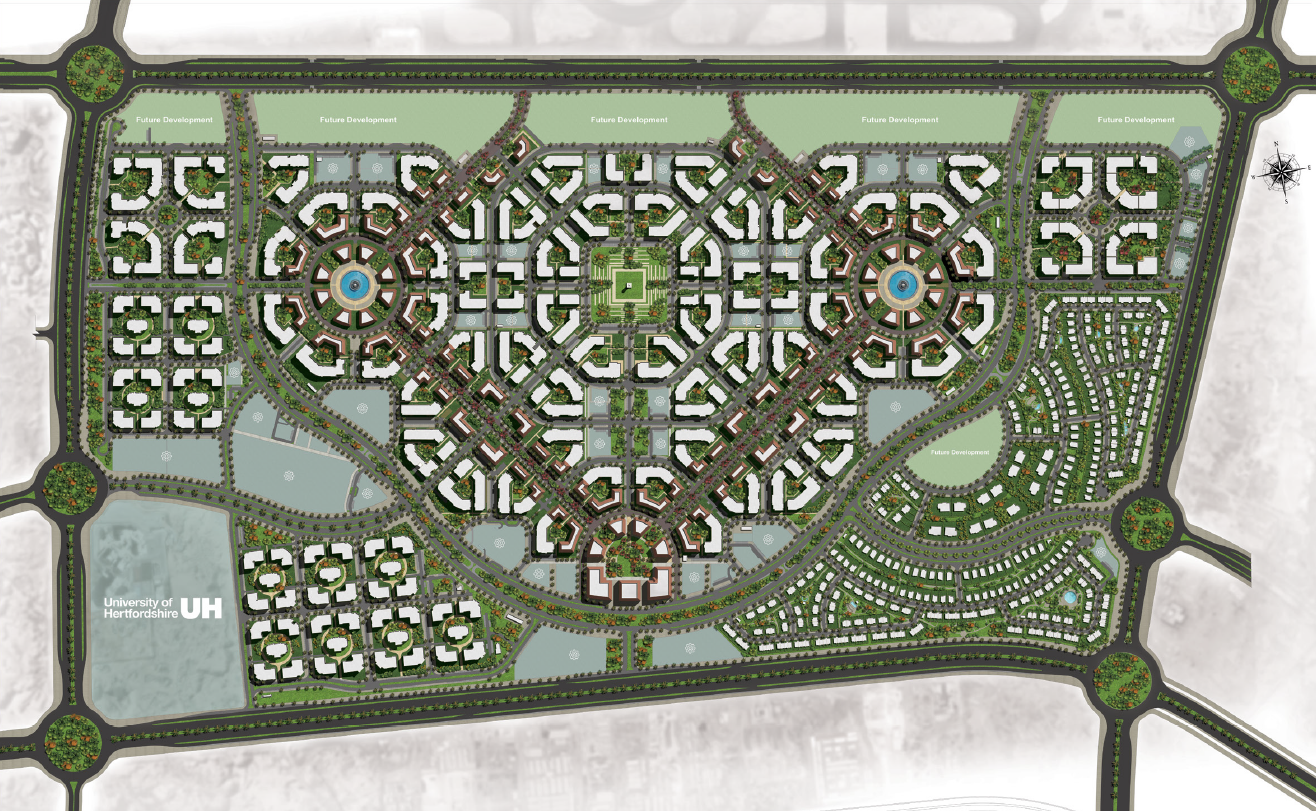 كمبوند نيو جاردن سيتي العاصمة الإدارية الجديدة سيتي ايدج للتطوير العقاري - New Garden City New Capital Compound المخطط العام