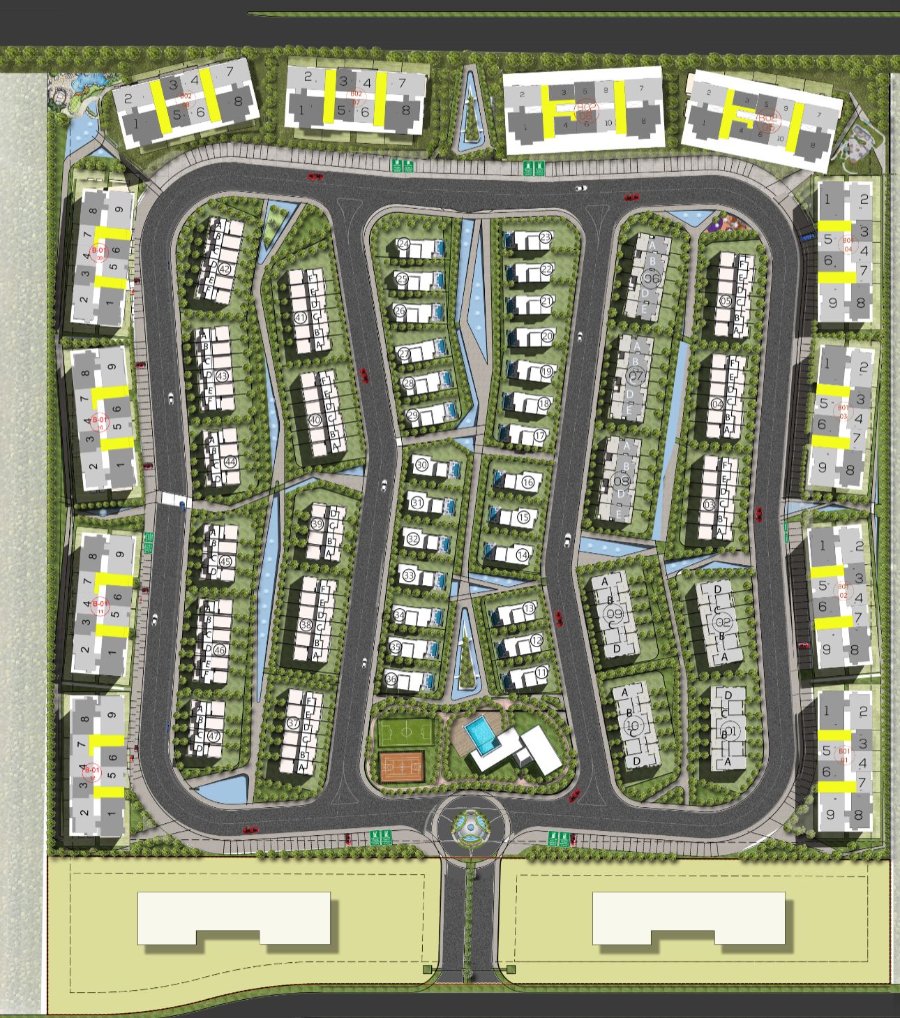 Notion New Cairo Compound Town Writers Master Plan
