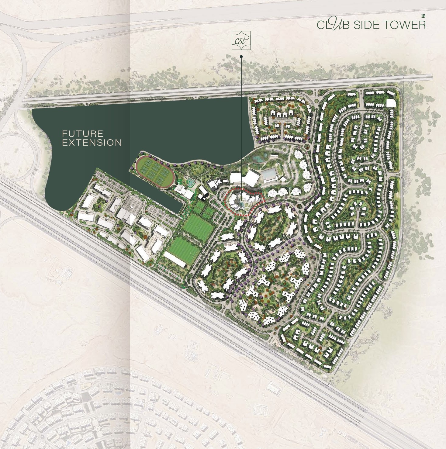 Zed East Club Side Tower New Cairo Compound Ora Development Master Plan