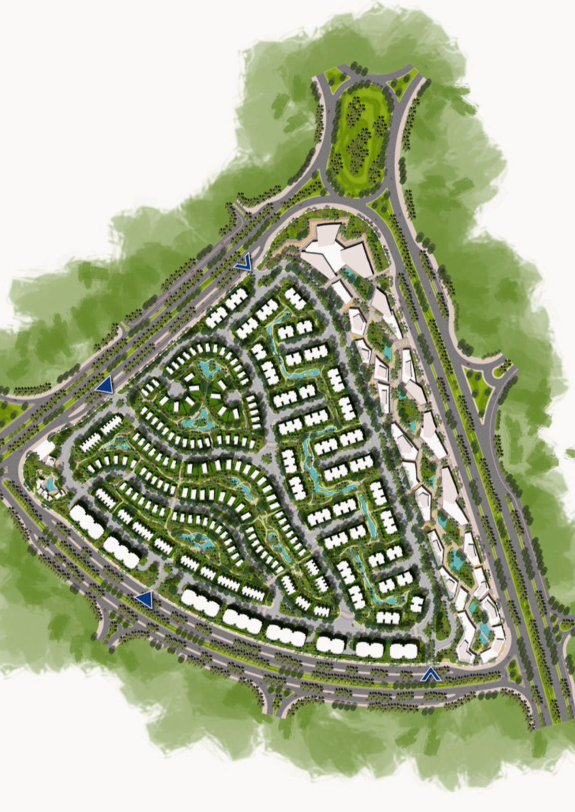 Ivoire East New Cairo Compound PRE Development Master Plan