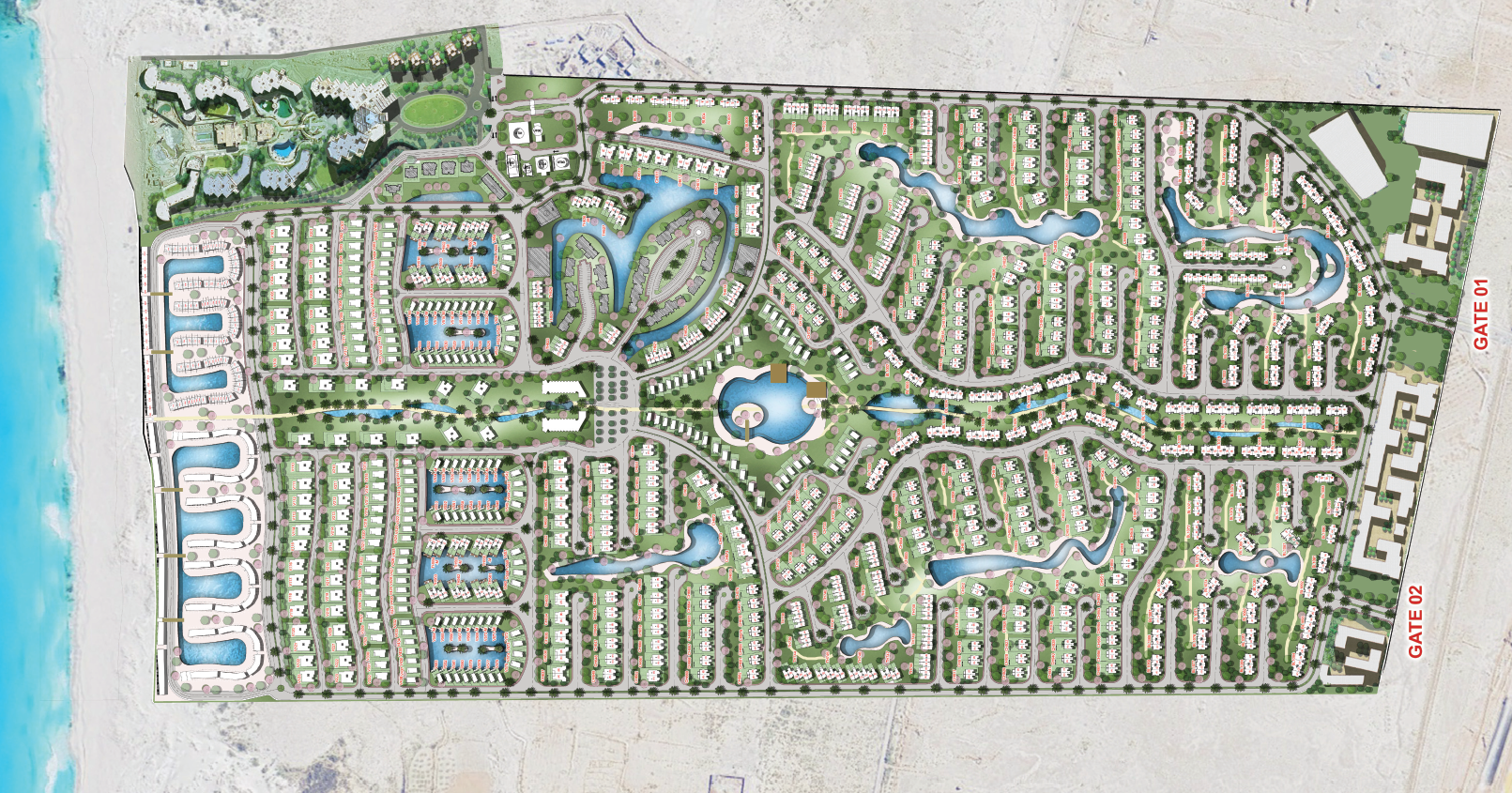 Hacienda Heneish Village North Caost Palm Hills Master Plan