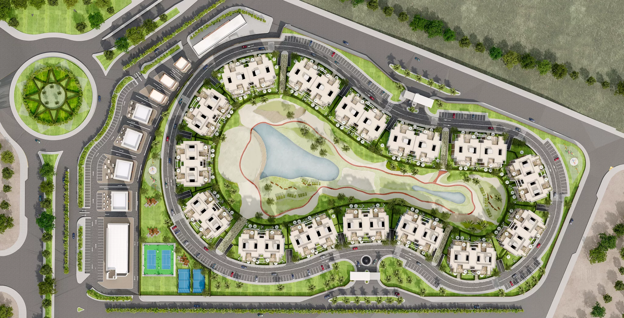 Rock White Compound New Heliopolis El Batal Developments Master Plan
