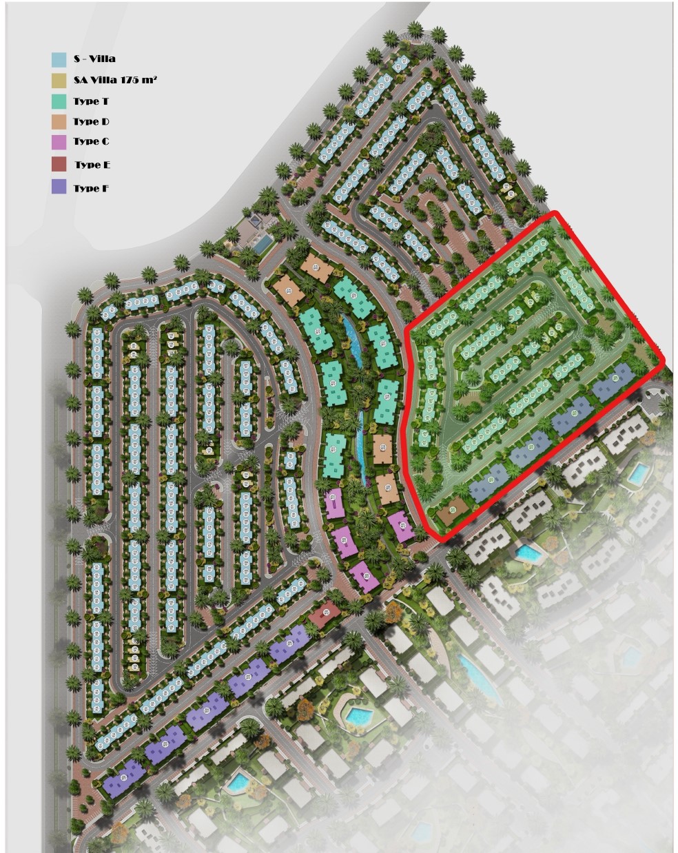كمبوند إيس ريزيدنس القاهرة الجديدة مدينة مصر للتعمير والاسكان - Esse Residence New Cairo Compound المخطط العام