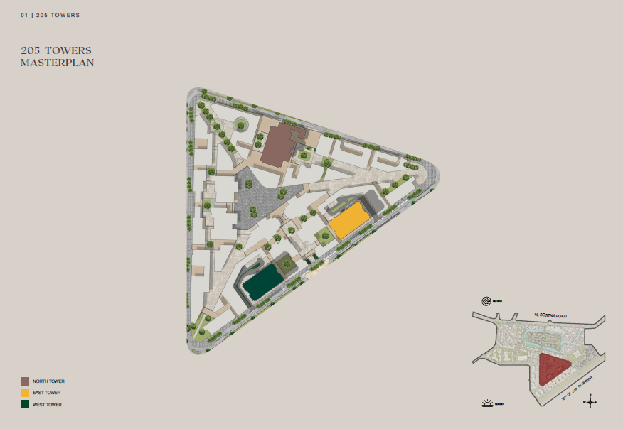 كمبوند كيز 52 التجمع الخامس حسن علام للتطوير العقاري - Keys 52 New Cairo Compound المخطط العام