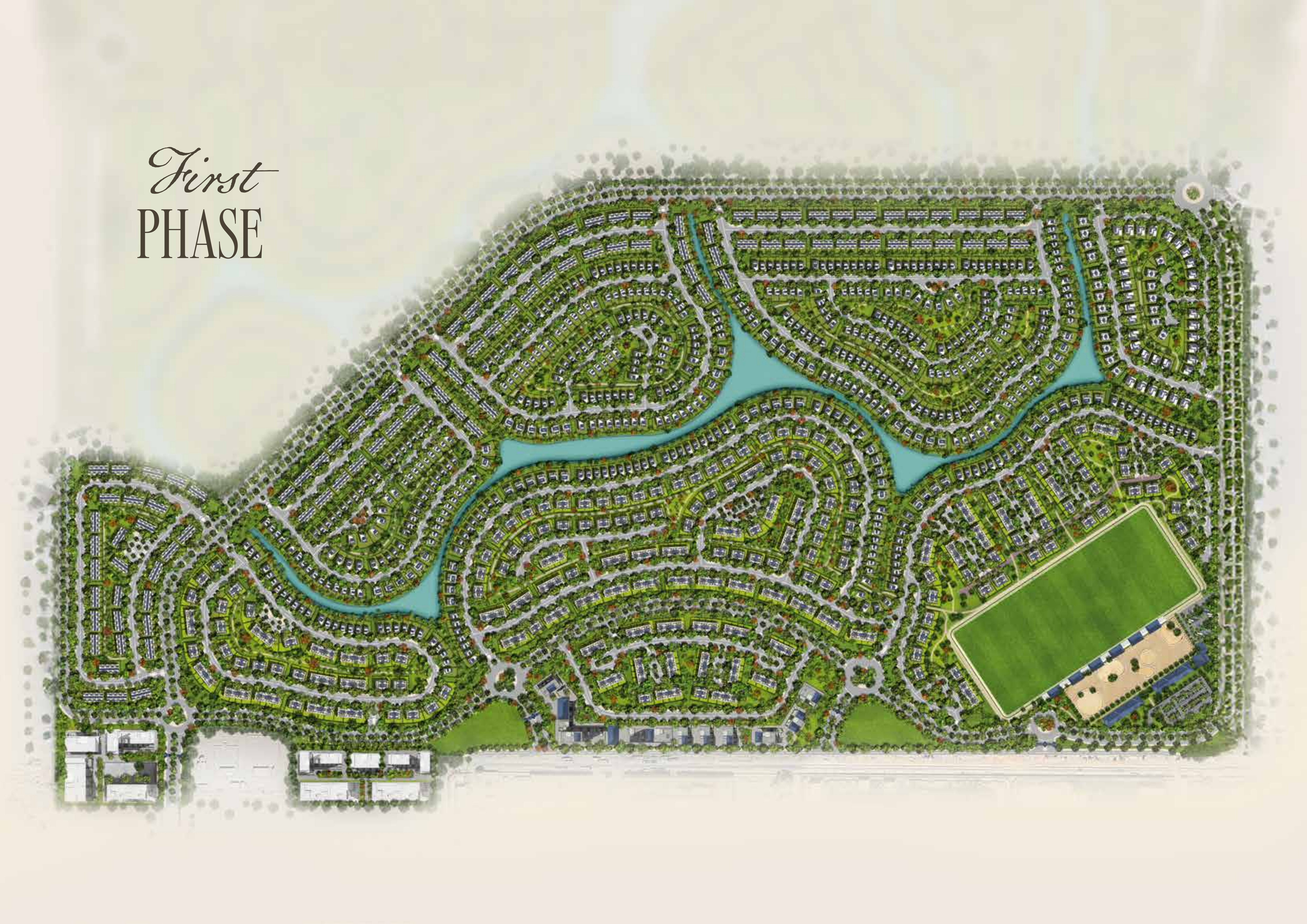 كمبوند كينجز واي ماونتن فيو 6 أكتوبر - Kingsway Mountain View 6 October Compound المخطط العام