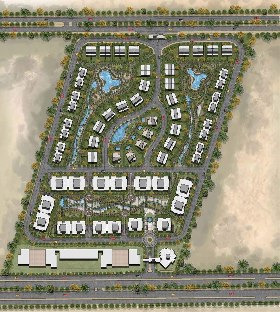 كمبوند كيو هيلز زايد الجديدة - Q Hills New Zayed Compound المخطط العام