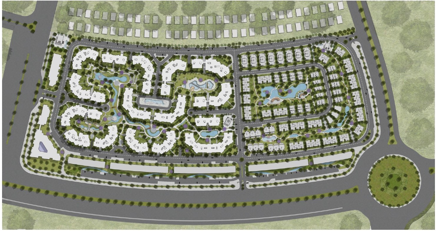 كمبوند روزفيل العاصمة الإدارية الجديدة شركة صروح للتطوير العقاري- Rosevil New Capital Compound المخطط العام