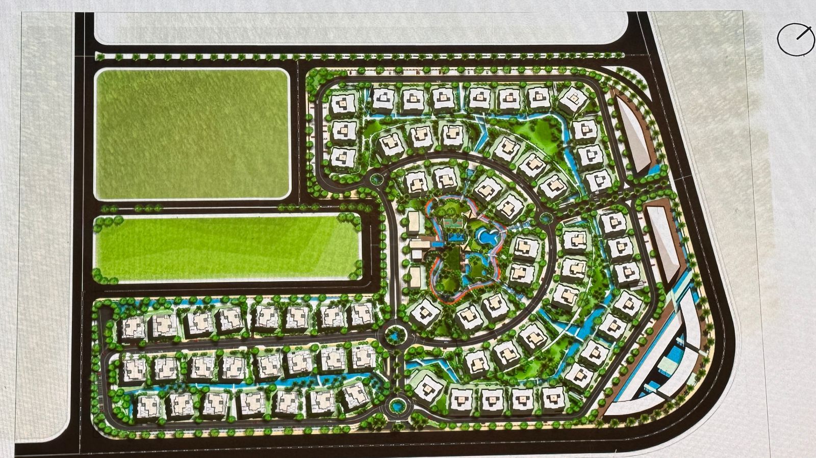 كمبوند ويست كلاي 6 أكتوبر رمال للتطوير العقاري - West Clay 6 October Compound المخطط العام