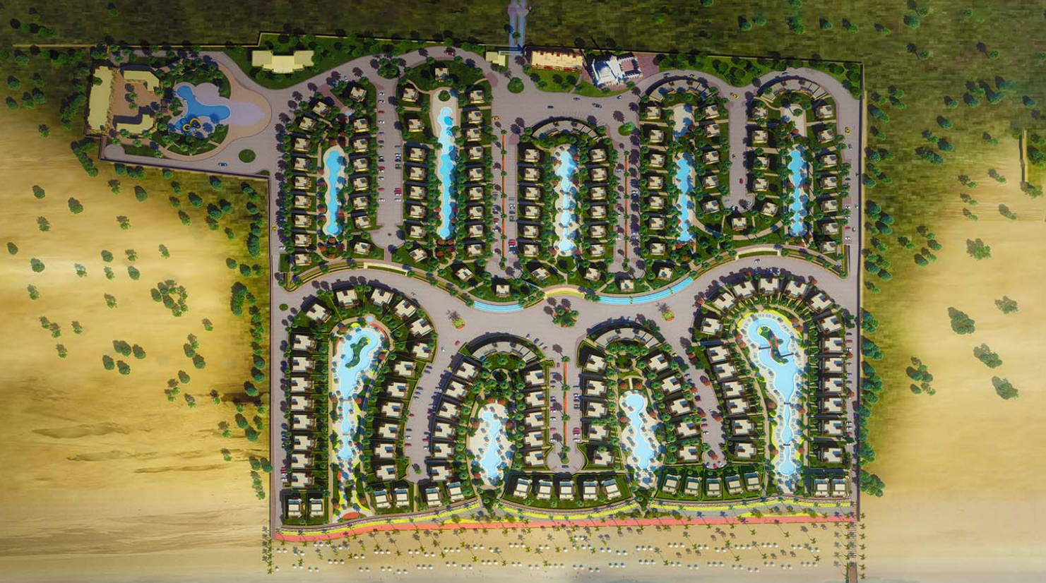 قرية لاسيرينا الساحل الشمالي شركة لاسيرينا جروب - Lasirena North Coast Village المخطط العام