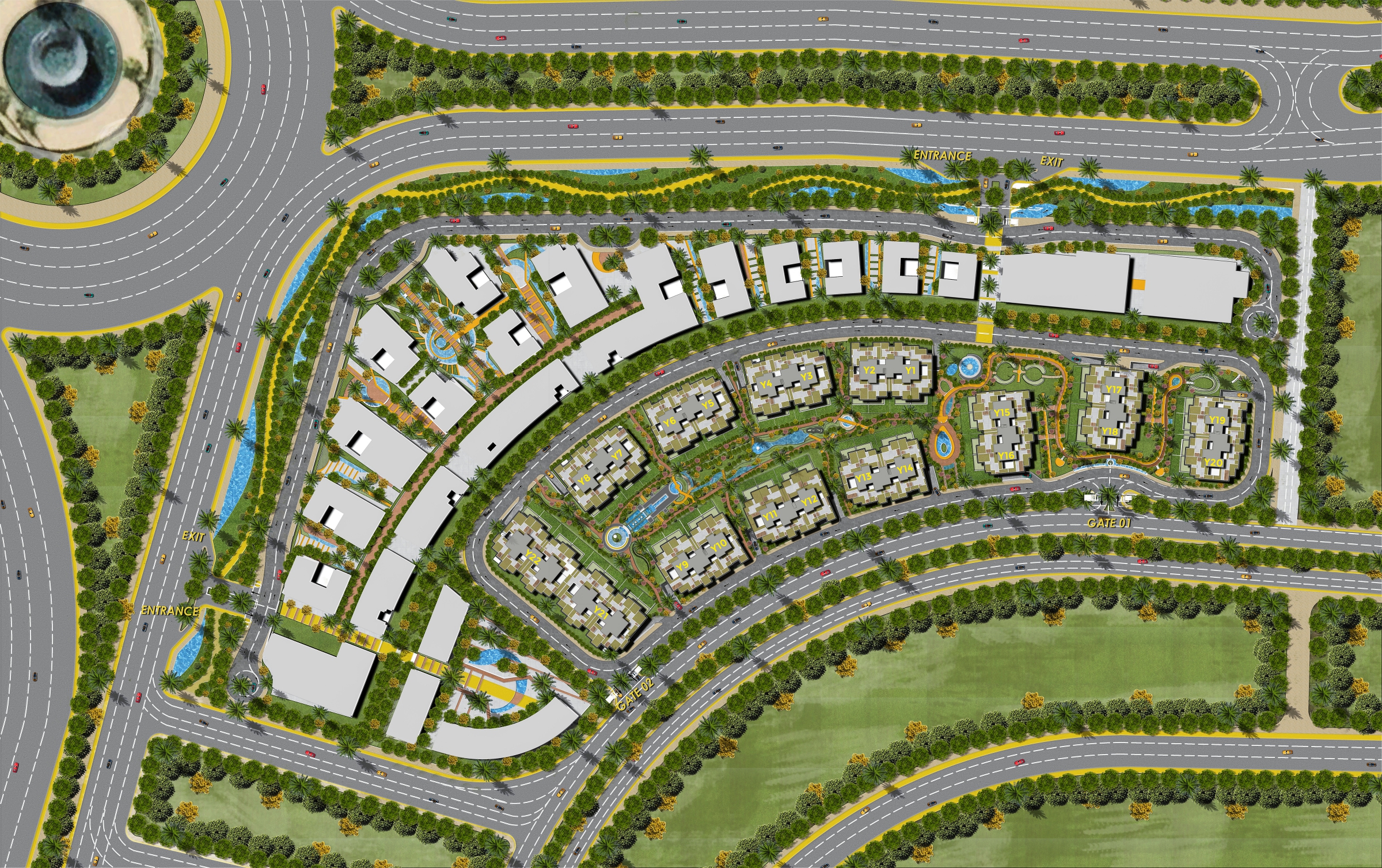 Crowne Residence New Cairo Project Urbnlanes Developments Master Plan