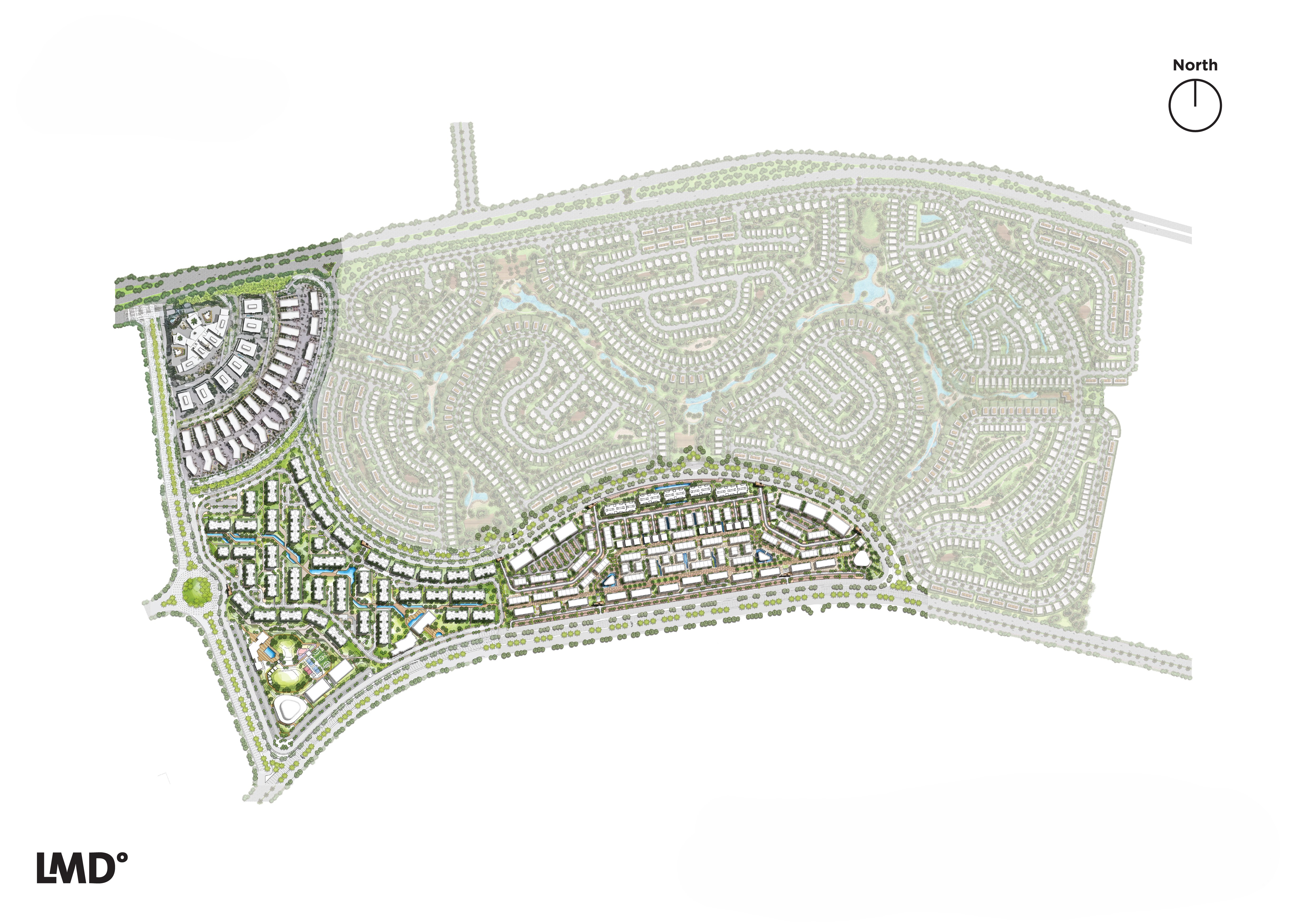 There New Cairo Compound Land Mark Sabbour Master Plan