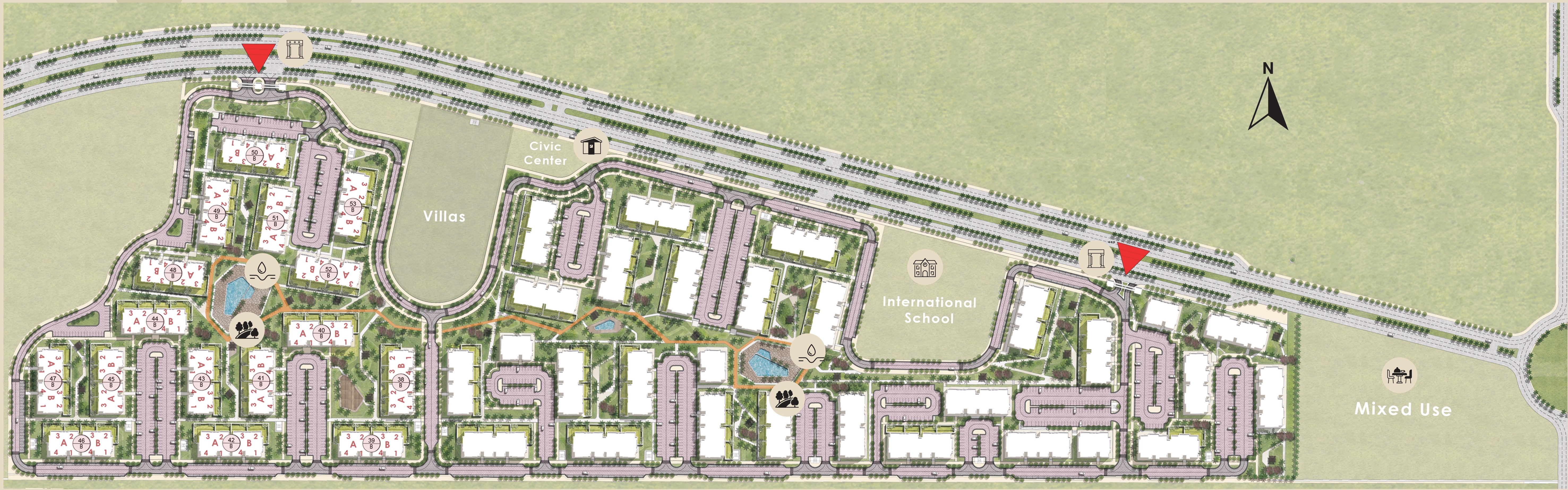 Westview Residence New Zayed Compound HDP Egypt Master Plan