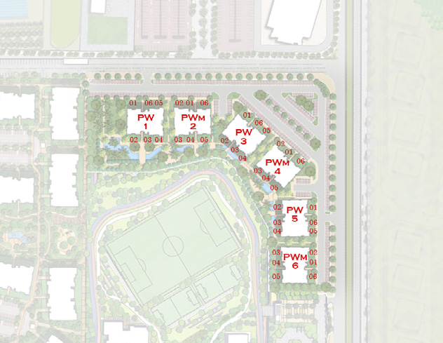 كمبوند بارك واي ريزيدنس التجمع الخامس هايد بارك للتطوير العقاري - Parkway Residences New Cairo Compound المخطط العام